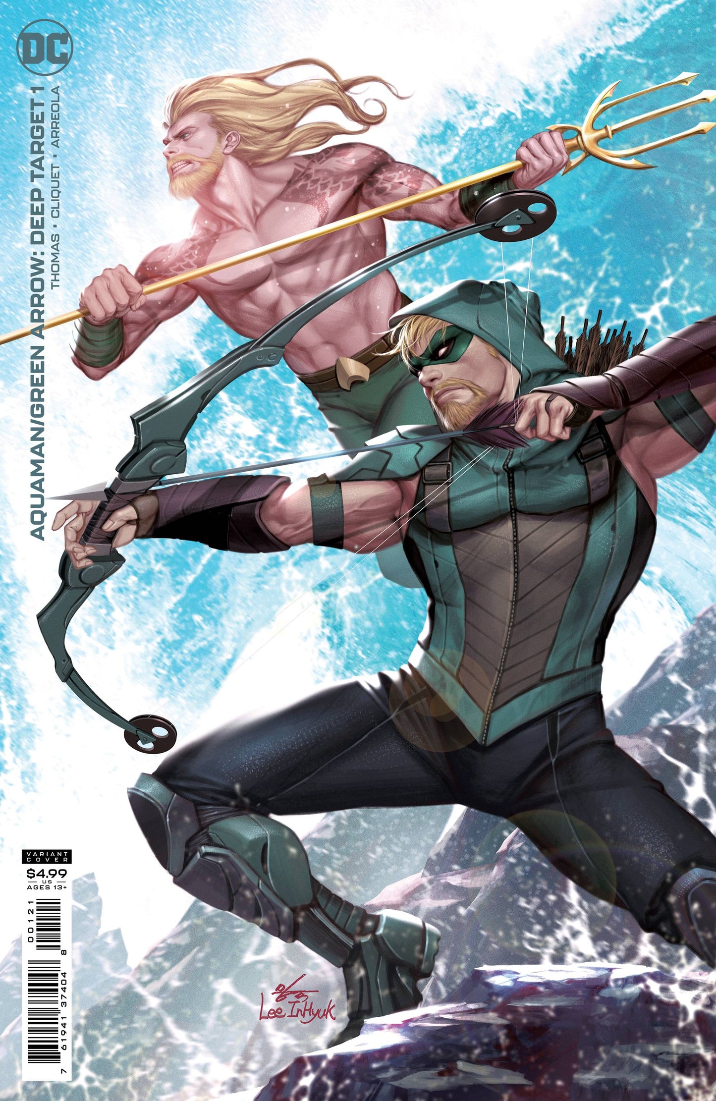 AQUAMAN GREEN ARROW DEEP TARGET #1 (OF 7) CVR B