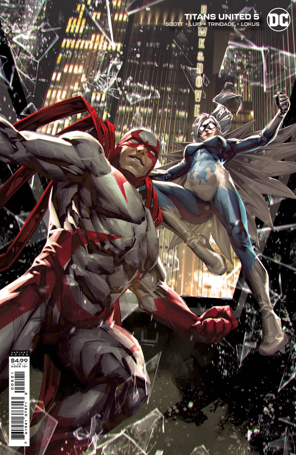 TITANS UNITED #5 (OF 7) CVR B NGU CARD STOCK VAR