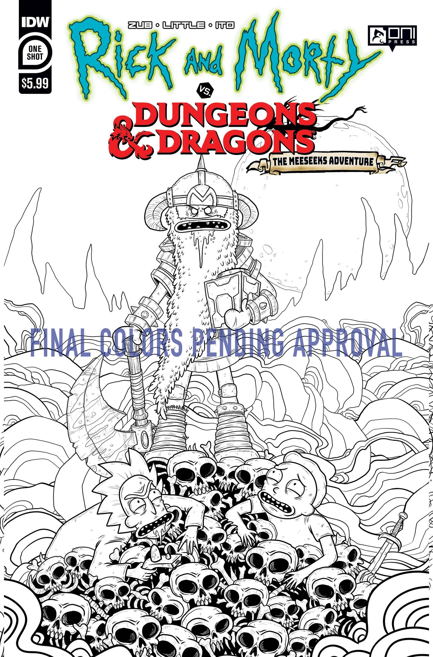 RICK & MORTY VS DUNGEONS & DRAGONS MEESEEKS CVR A