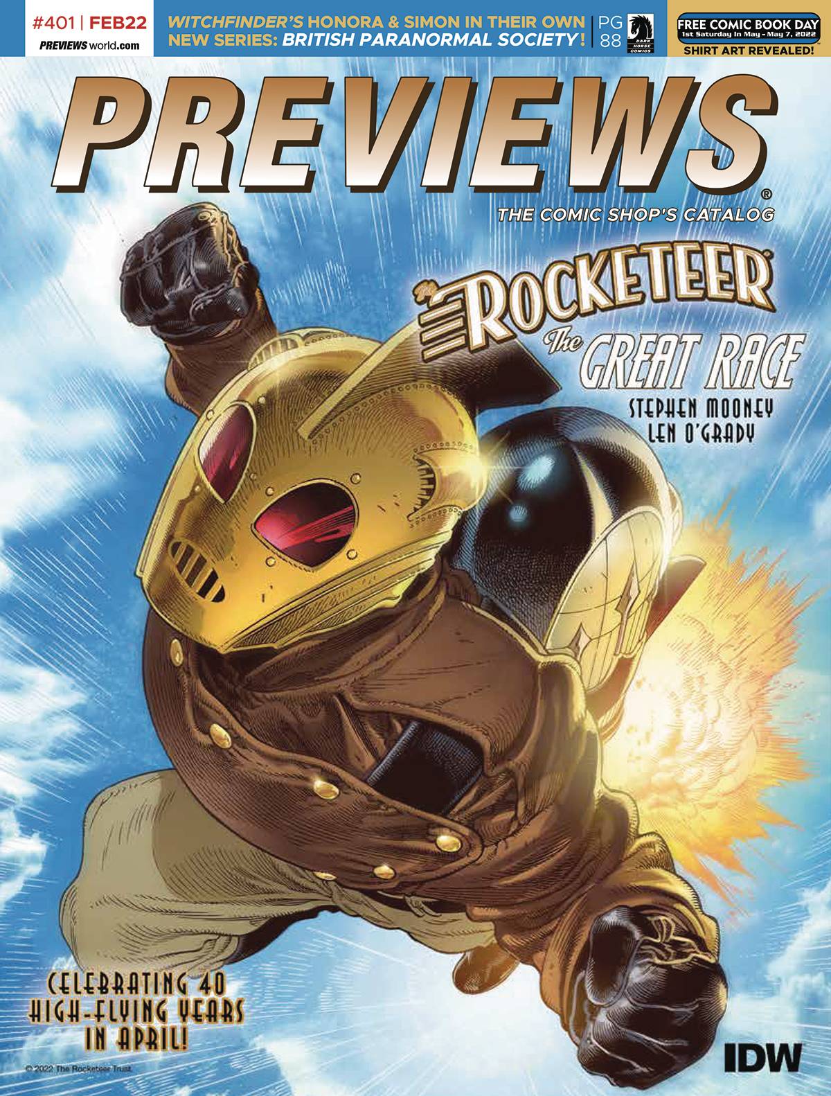PREVIEWS #401 FEBRUARY 2022