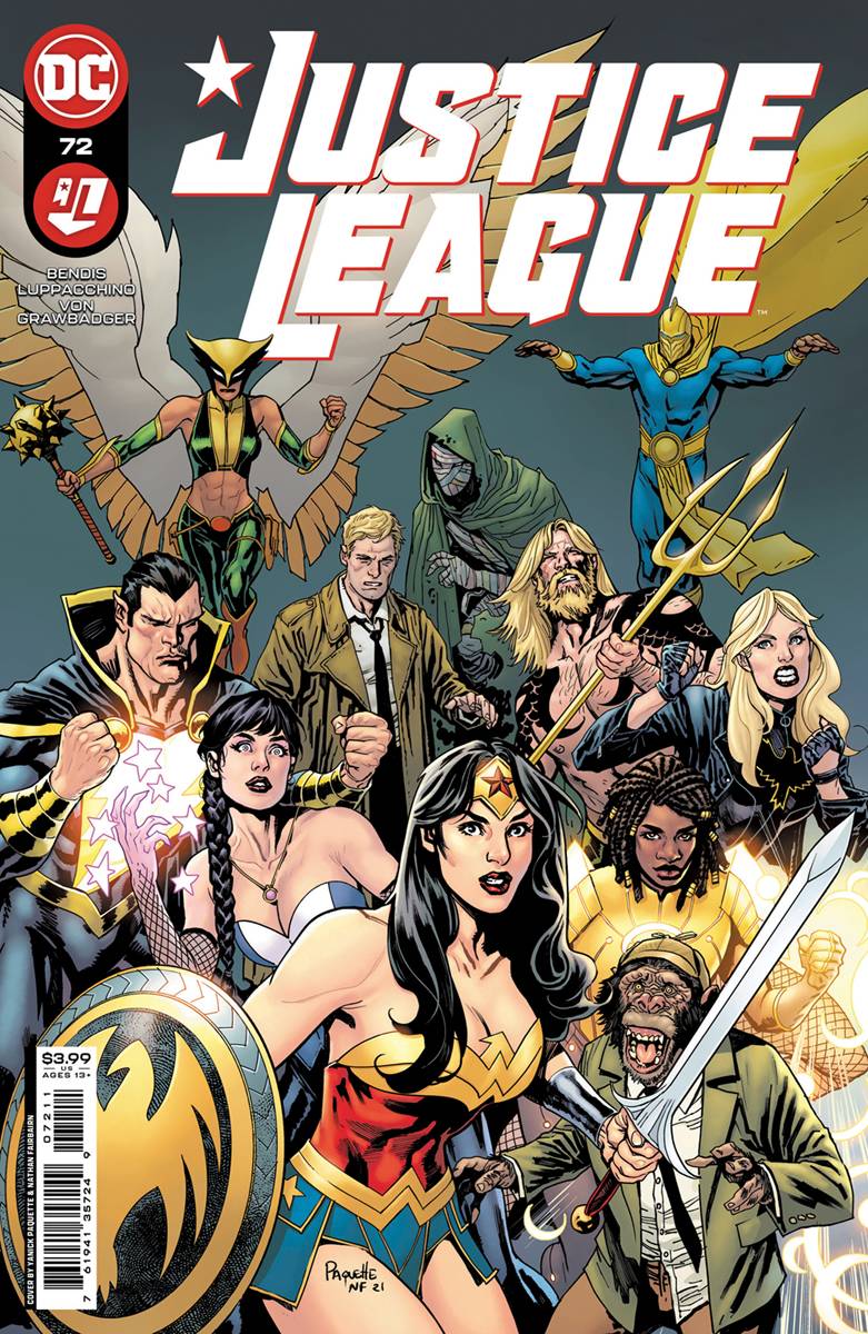 JUSTICE LEAGUE #72 CVR A PAQUETTE & FAIRBURN
