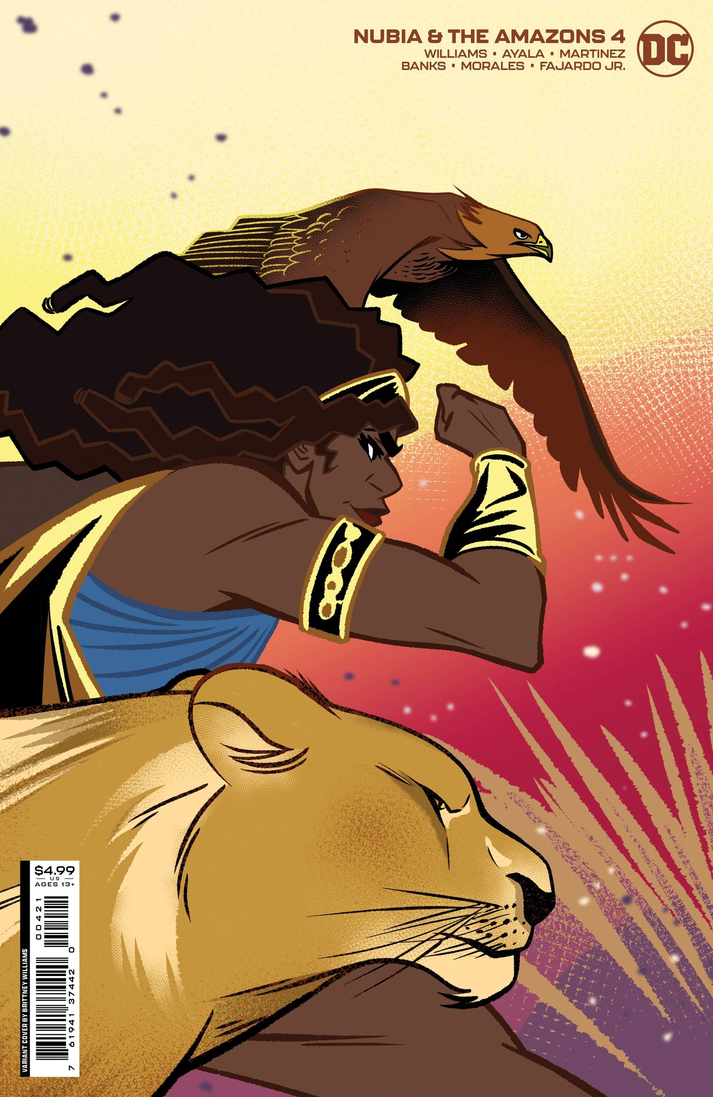 NUBIA & THE AMAZONS #4 (OF 6) CVR B WILLIAMS CARD STOCK VAR