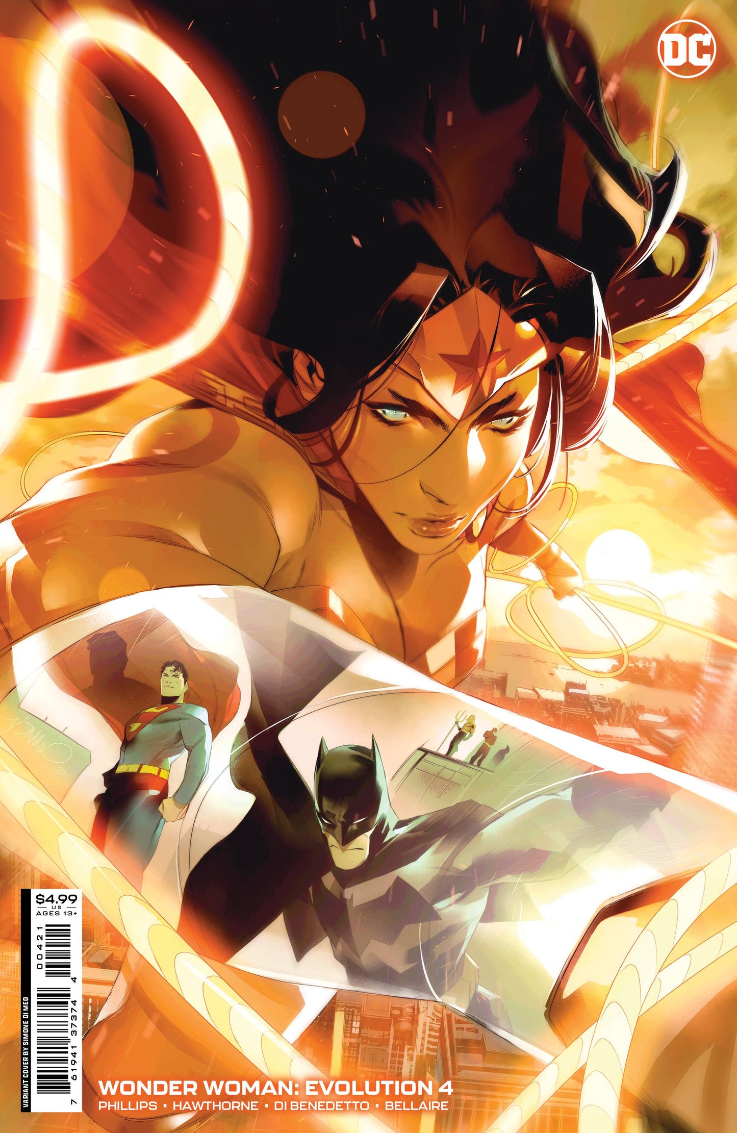 WONDER WOMAN EVOLUTION #4 (OF 8) CVR B DI MEO CARDSTOCK VAR