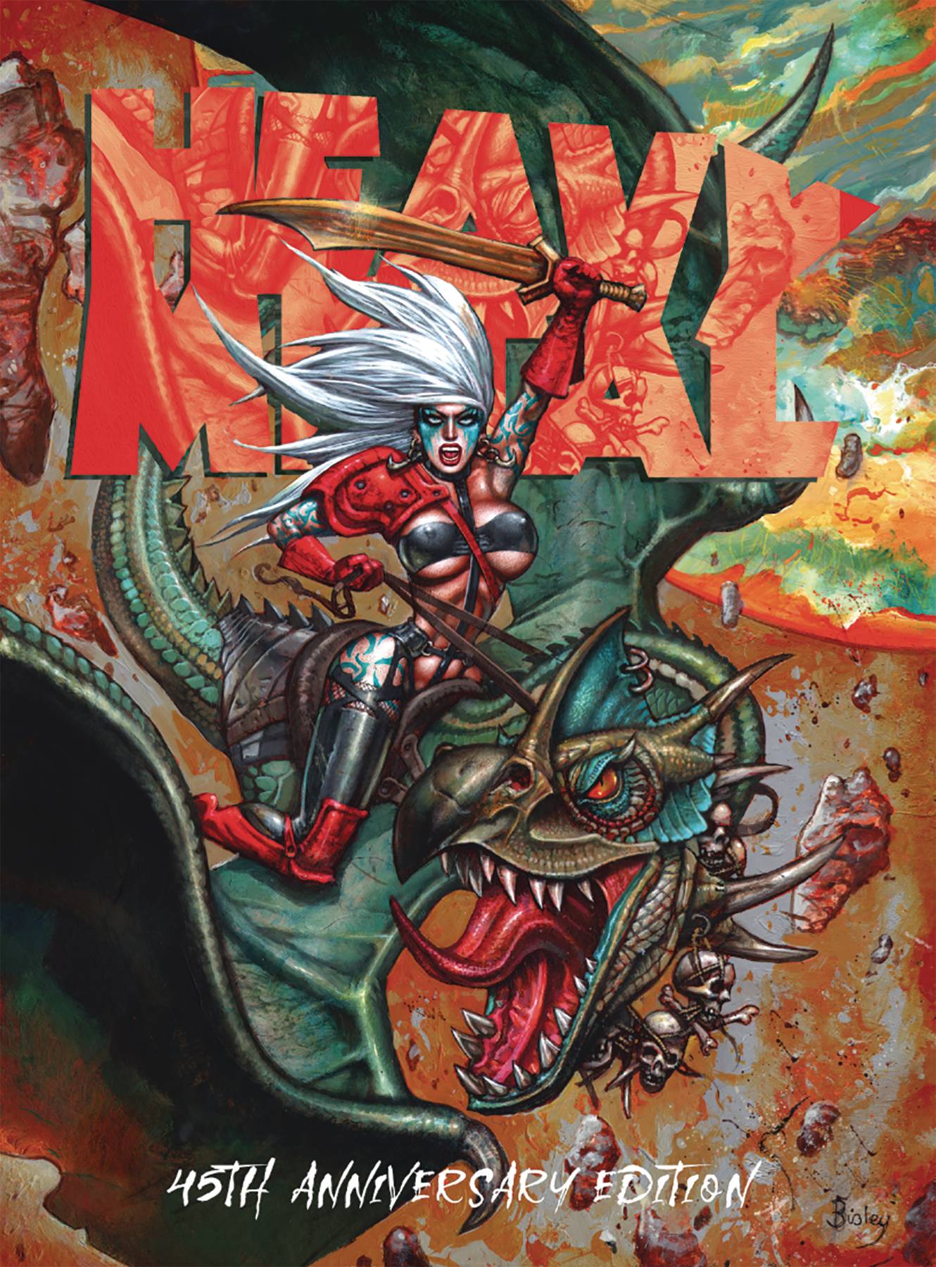 HEAVY METAL #316 CVR B BISLEY (MR)