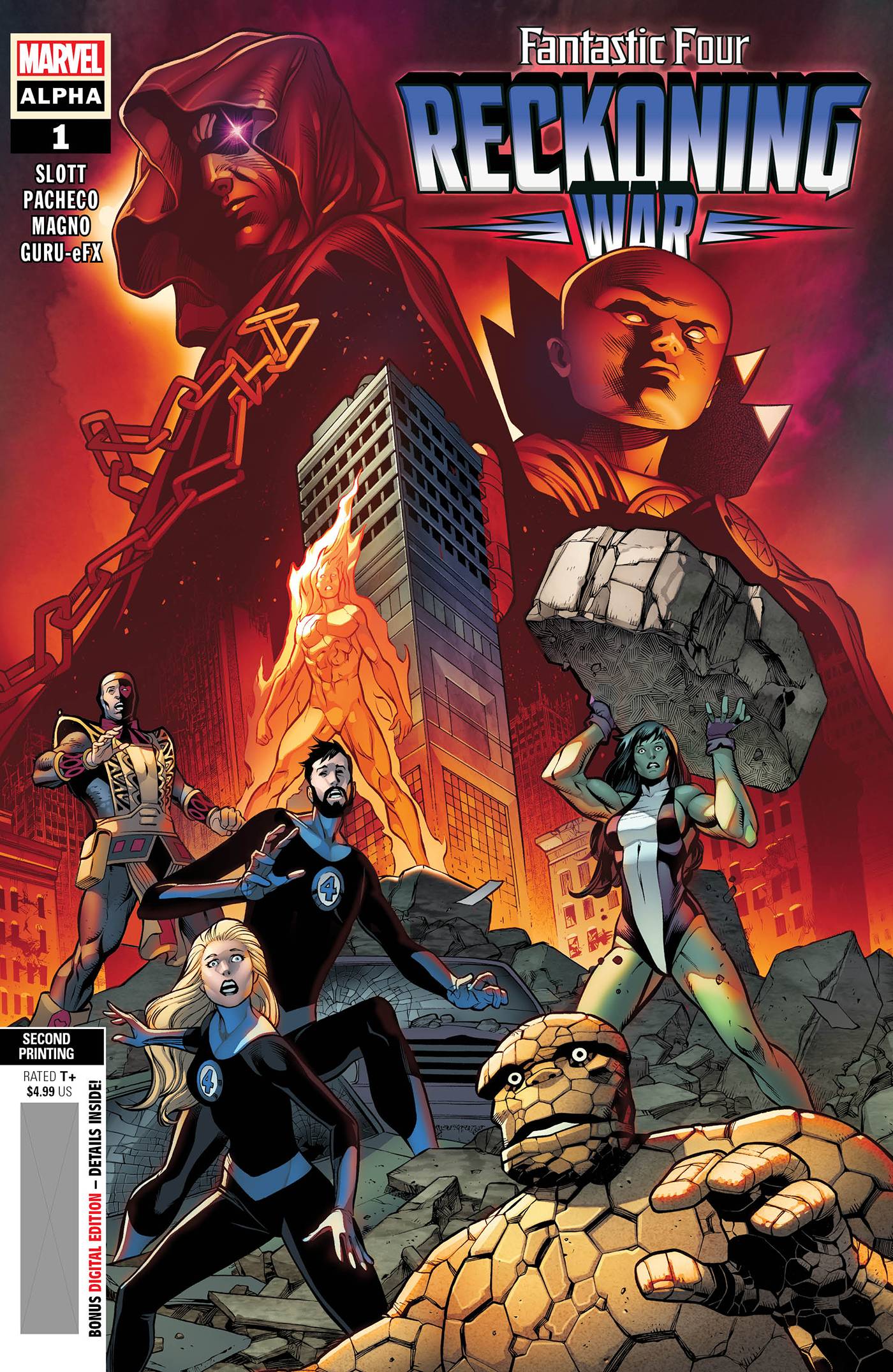 FANTASTIC FOUR RECKONING WAR ALPHA #1 2ND PTG
