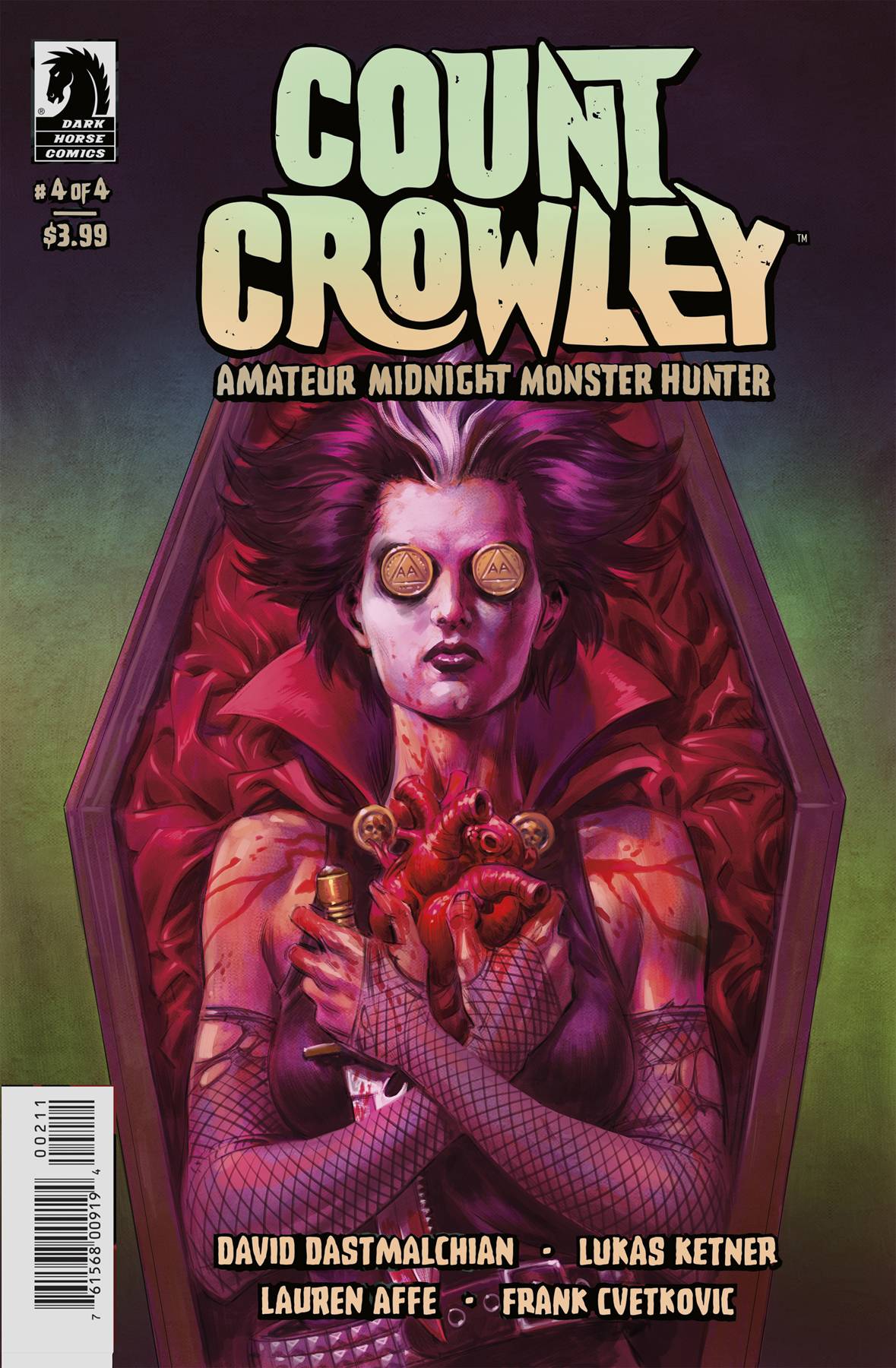 COUNT CROWLEY AMATEUR MIDNIGHT MONSTER HUNTER #4