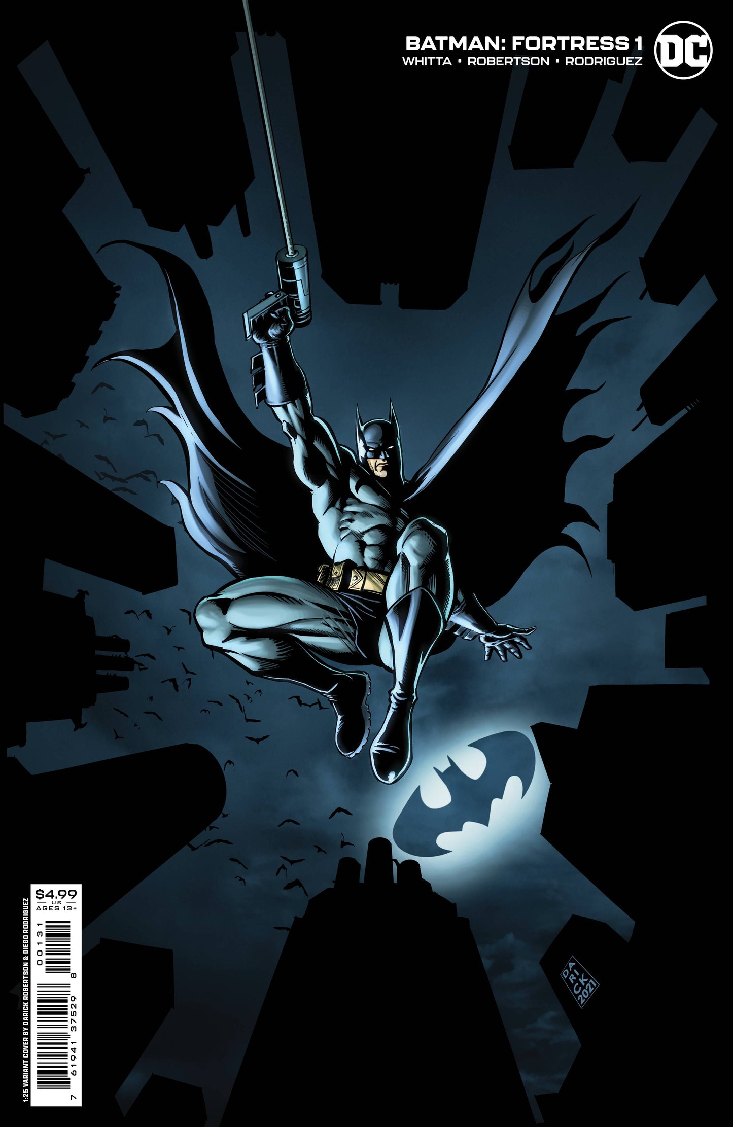 BATMAN FORTRESS #1 CVR C 25 COPY ROBERTSON CARD STOCK VAR (MR)