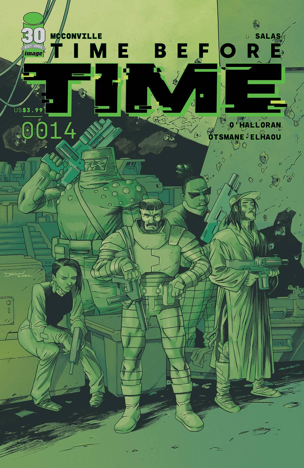 TIME BEFORE TIME #14 CVR A SHALVEY (MR)