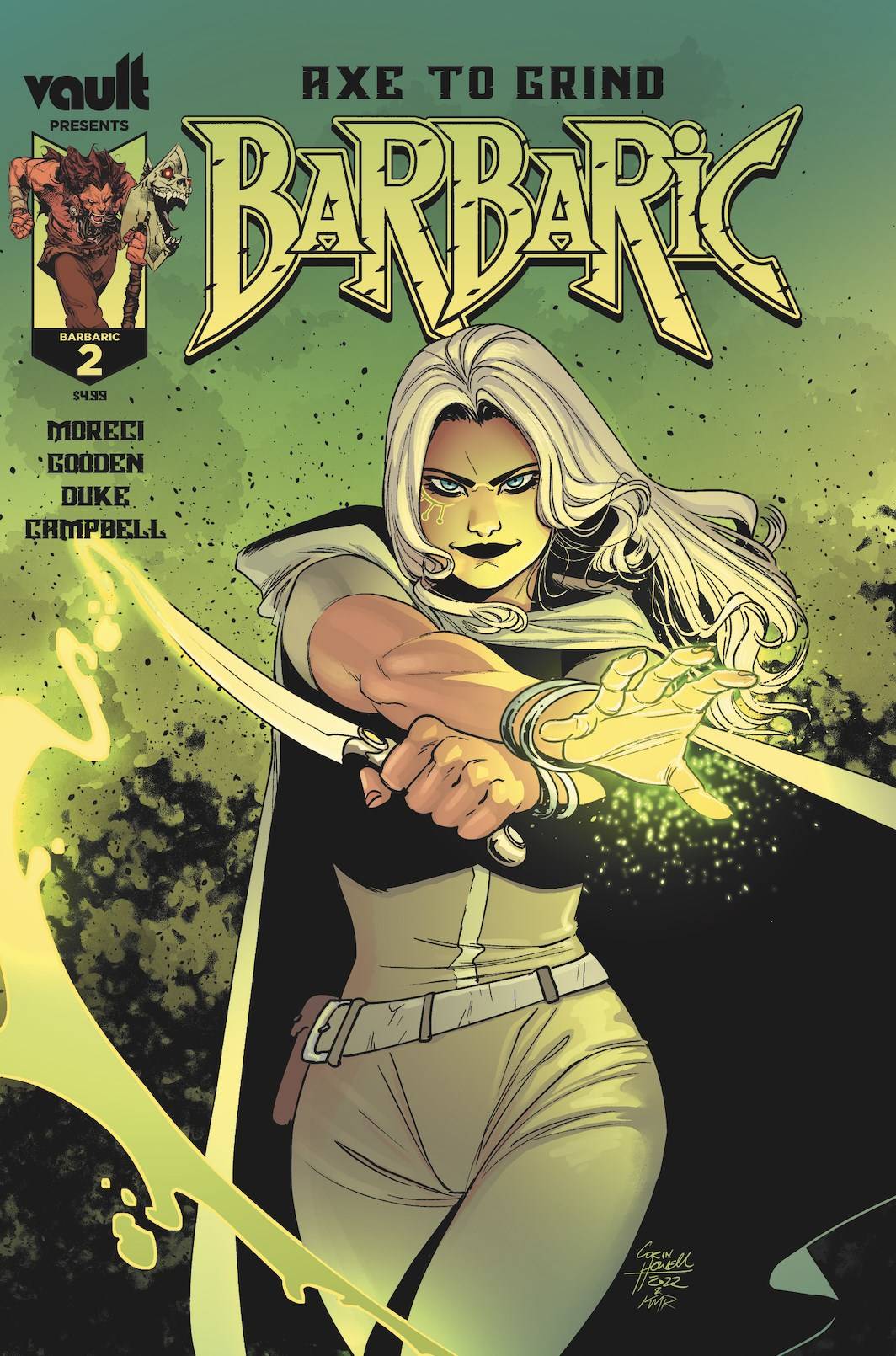 BARBARIC AXE TO GRIND #2 CVR B HOWELL