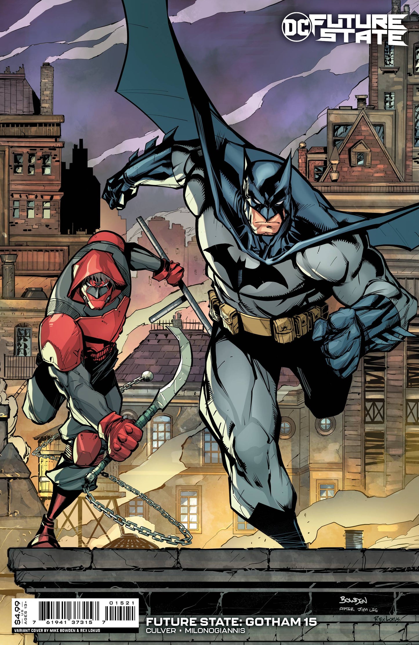 FUTURE STATE GOTHAM #15 CVR B BOWDEN CARD STOCK VAR