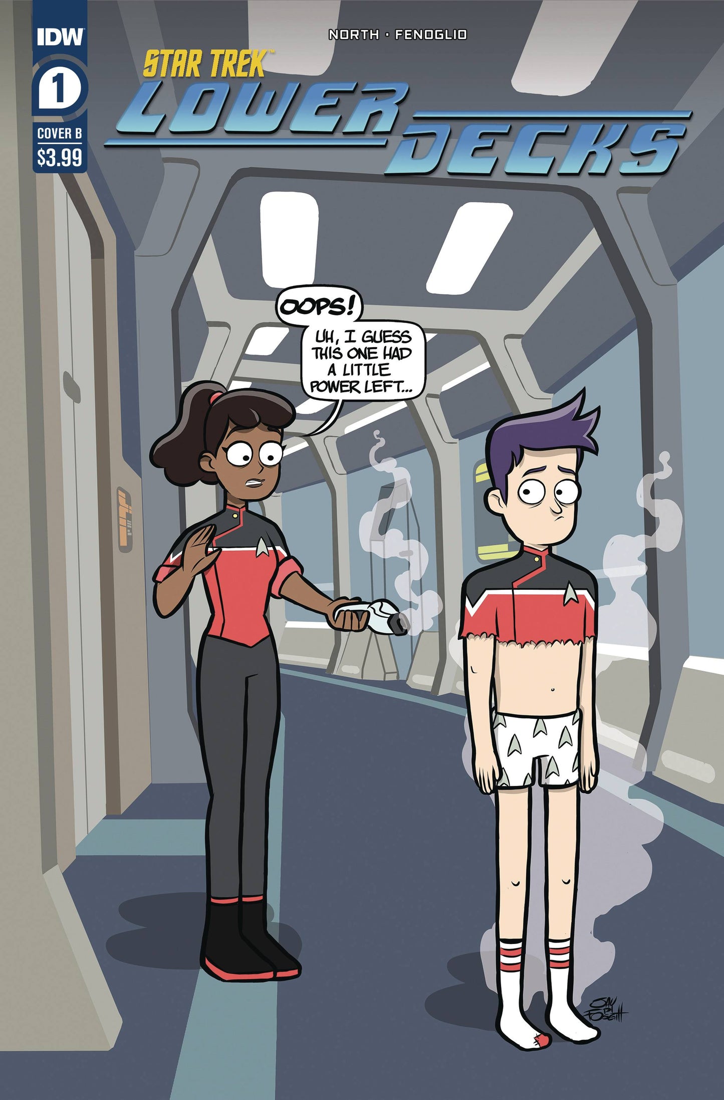 STAR TREK LOWER DECKS #1 CVR B FOSGITT