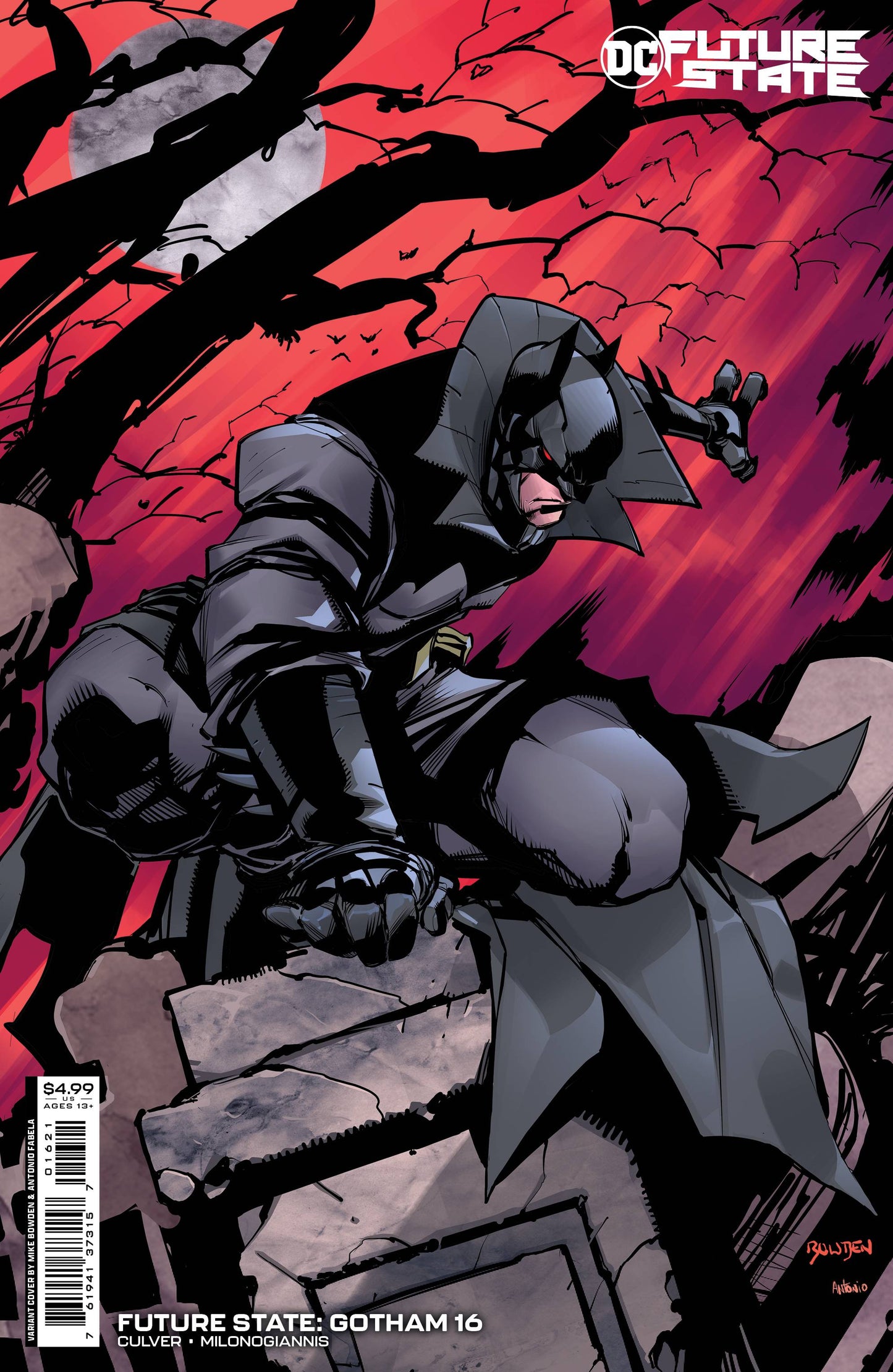 FUTURE STATE GOTHAM #16 CVR B BOWDEN CARD STOCK VAR