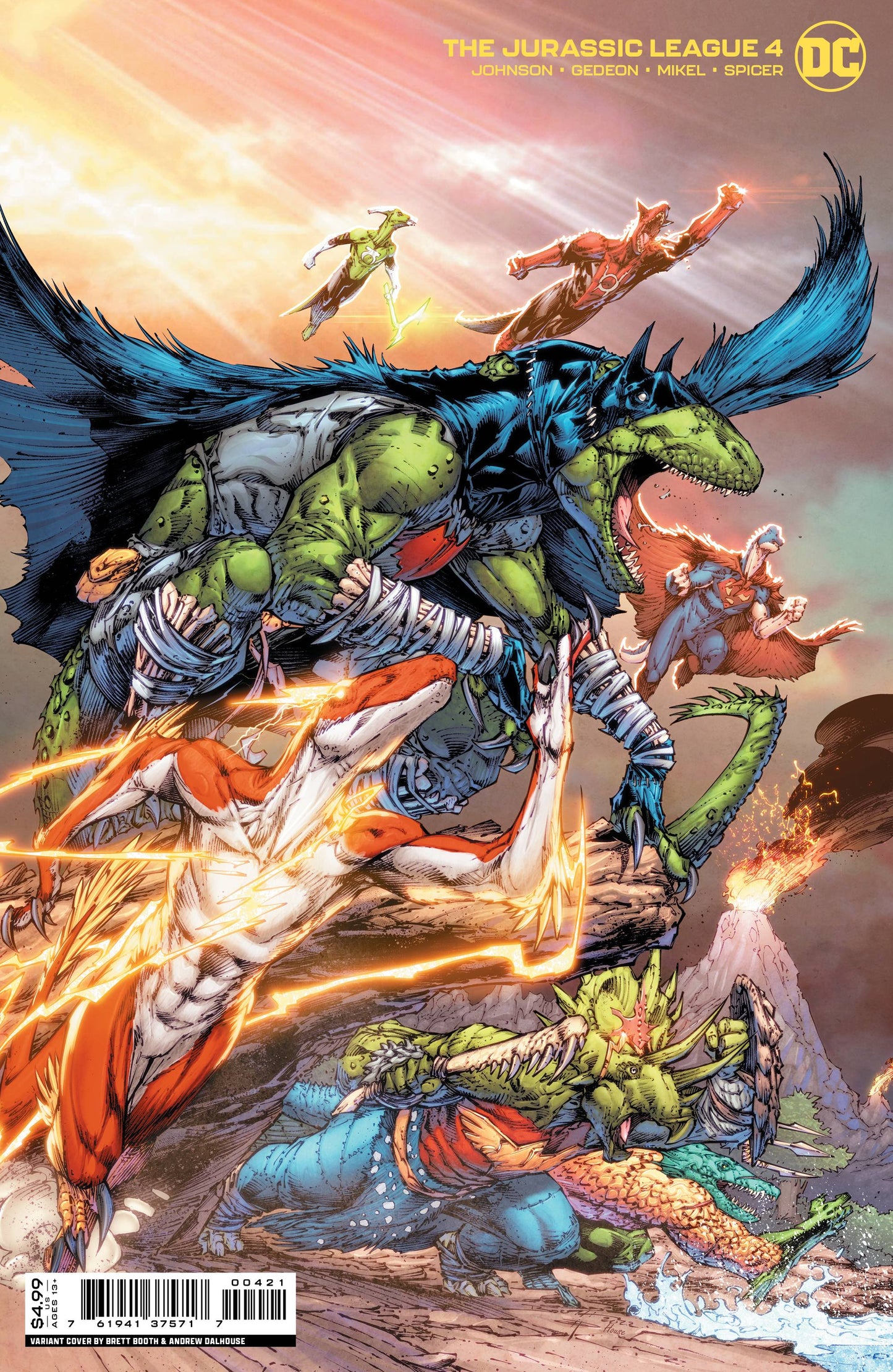 JURASSIC LEAGUE #4 CVR B DUARTE CARD STOCK VAR