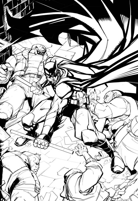 I AM BATMAN #13 CVR B BOWDEN CARD STOCK VAR