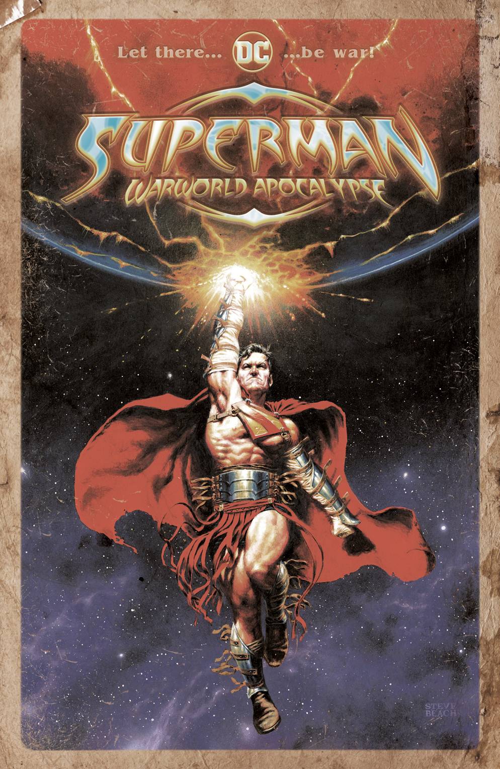 SUPERMAN WARWORLD APOCALYPSE #1 CVR C BEACH DISTRESSED VAR