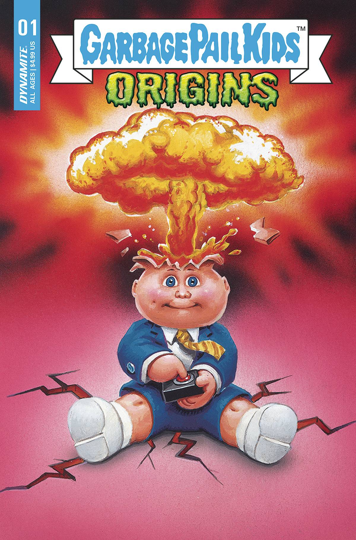 GARBAGE PAIL KIDS ORIGINS #1 CVR D TRADING CARD VAR