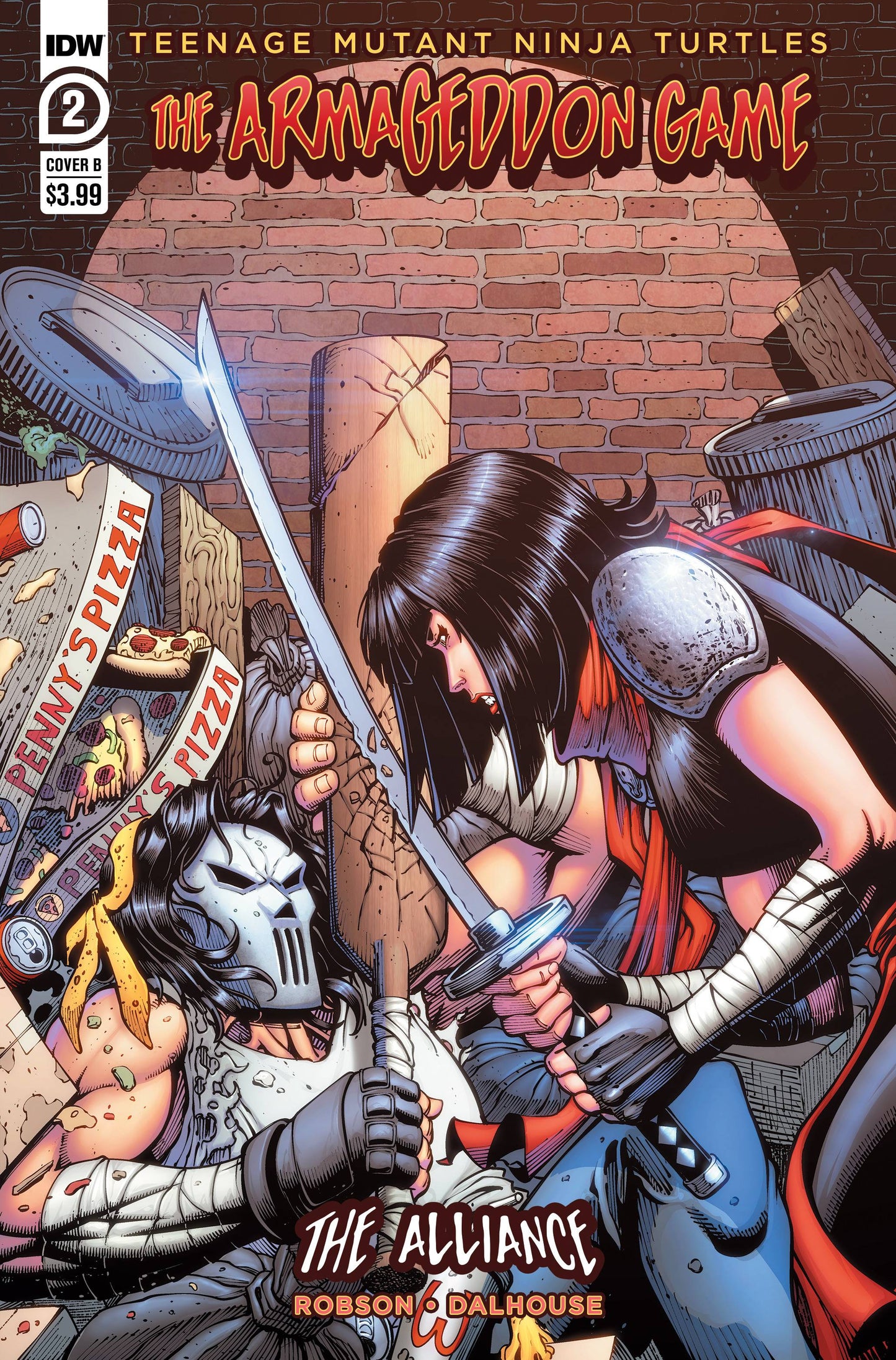 TMNT ARMAGEDDON GAME ALLIANCE #2 CVR B ROBSON