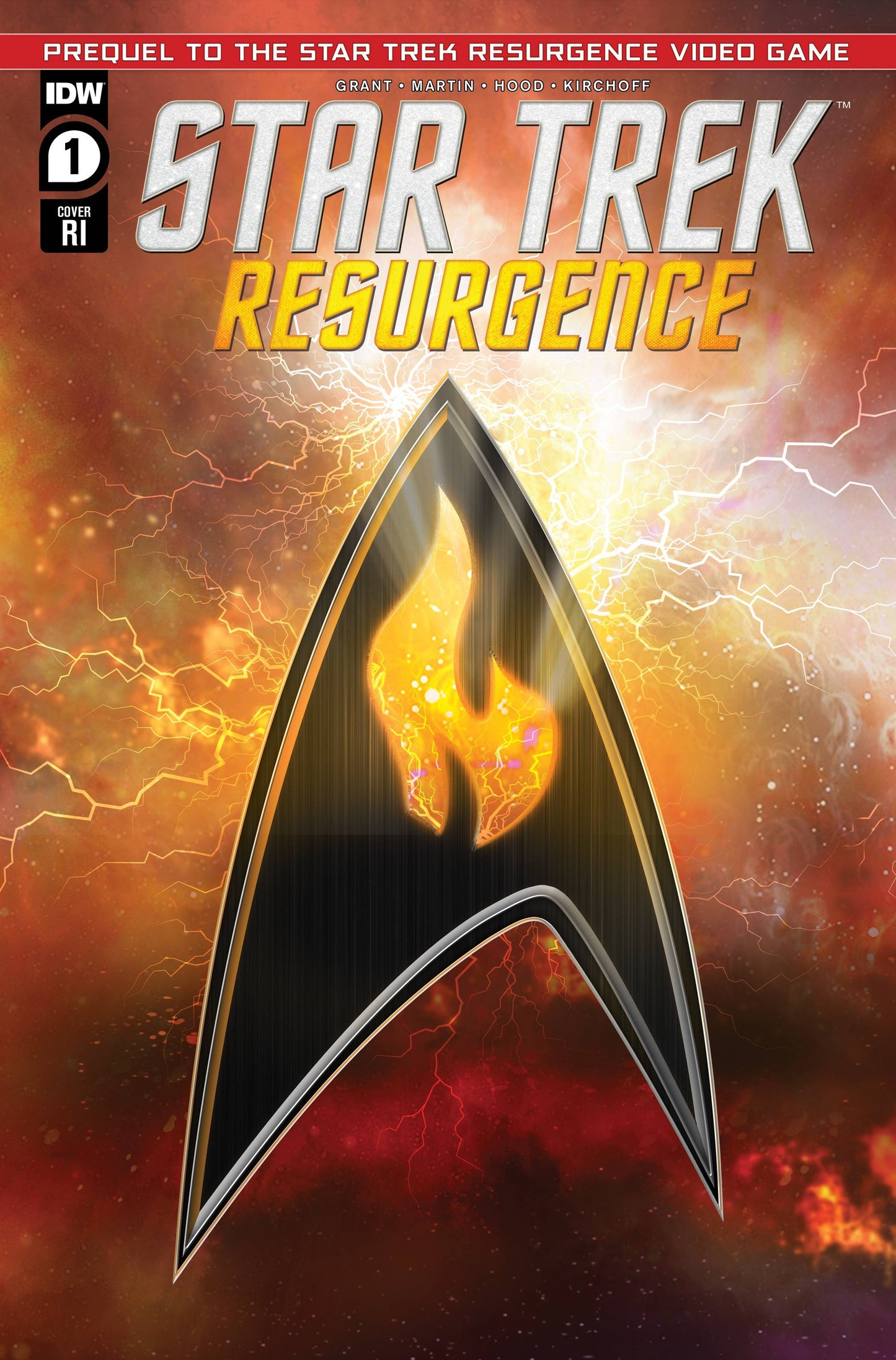 STAR TREK RESURGENCE #1 CVR C 10 COPY INCV GAME CVR