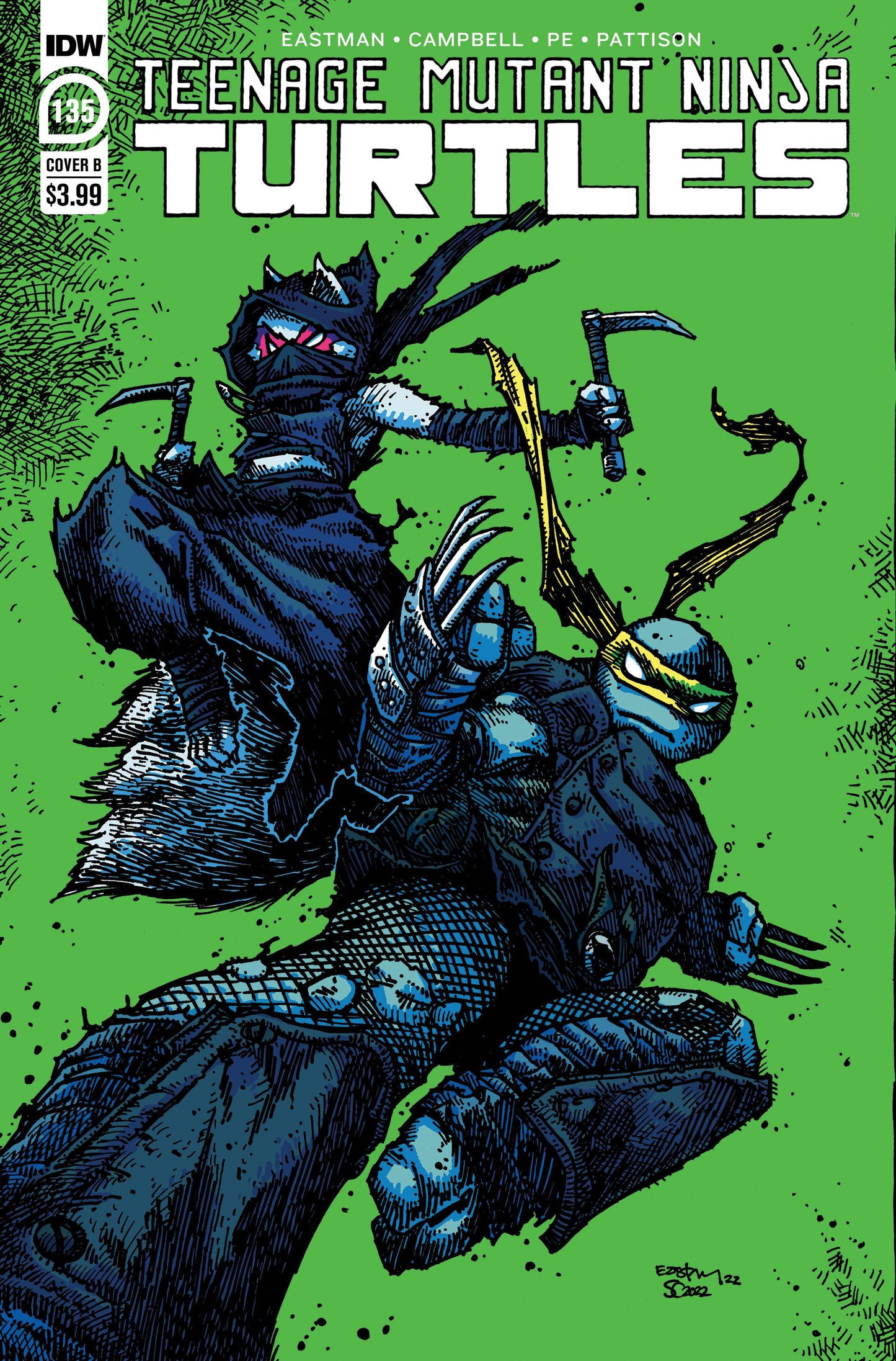 TMNT ONGOING #135 CVR B EASTMAN