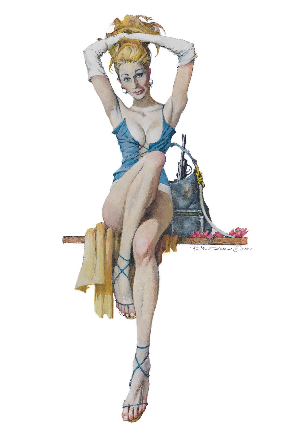 GUN HONEY BLOOD FOR BLOOD #1 FOC MCGINNIS VIRGIN (MR)