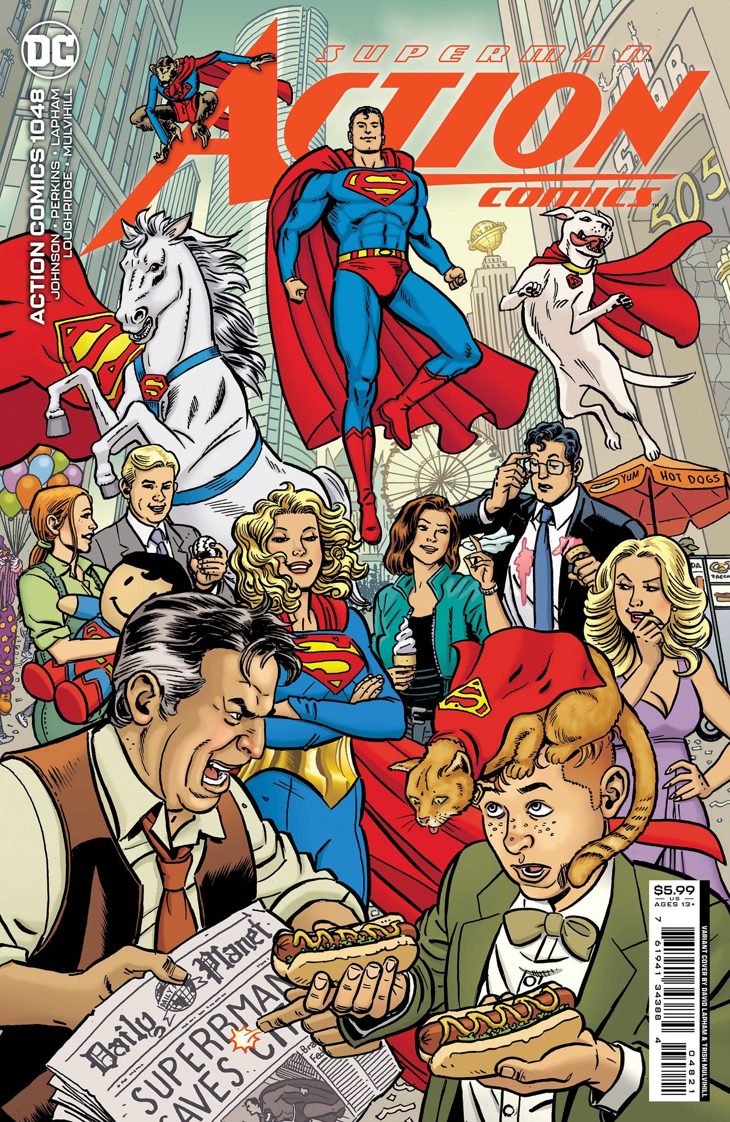 ACTION COMICS #1048 CVR B LAPHAM VAR
