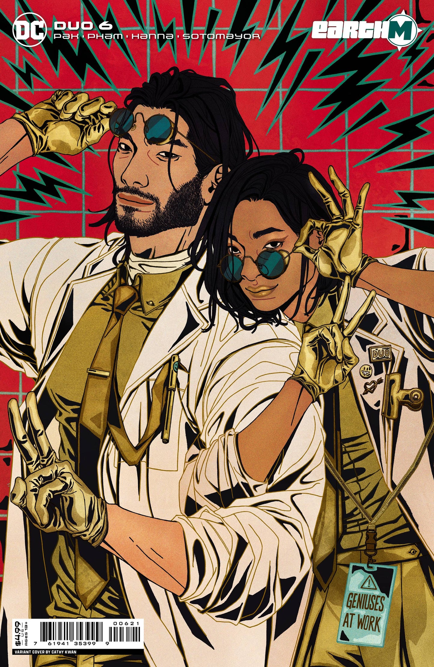 DUO #6 (OF 6) CVR B KWAN CARD STOCK