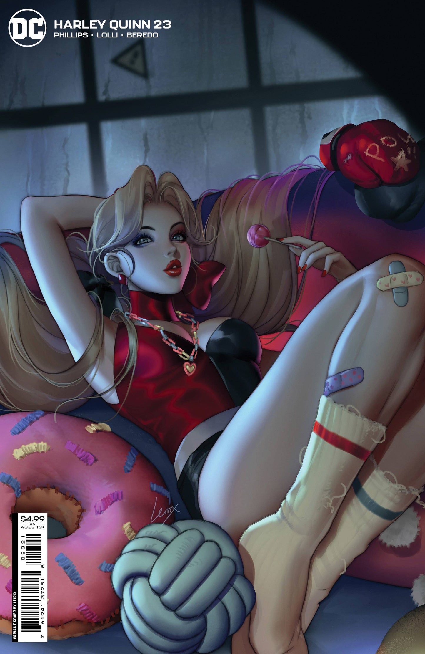 HARLEY QUINN #23 CVR B LEIRIX CARD STOCK VAR