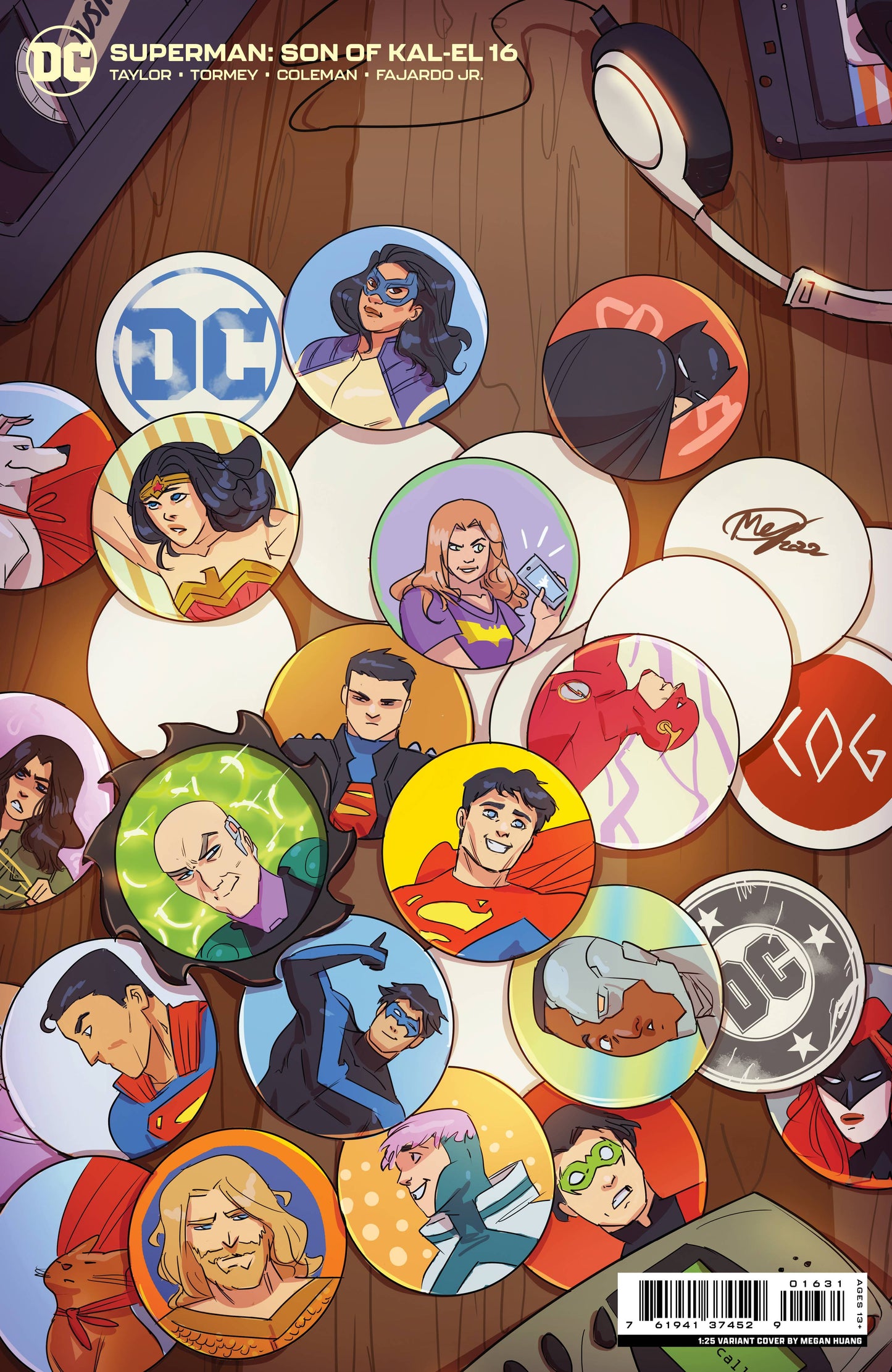 SUPERMAN SON OF KAL EL #16 CVR C 1:25 HUANG 90S BEDROOM VAR