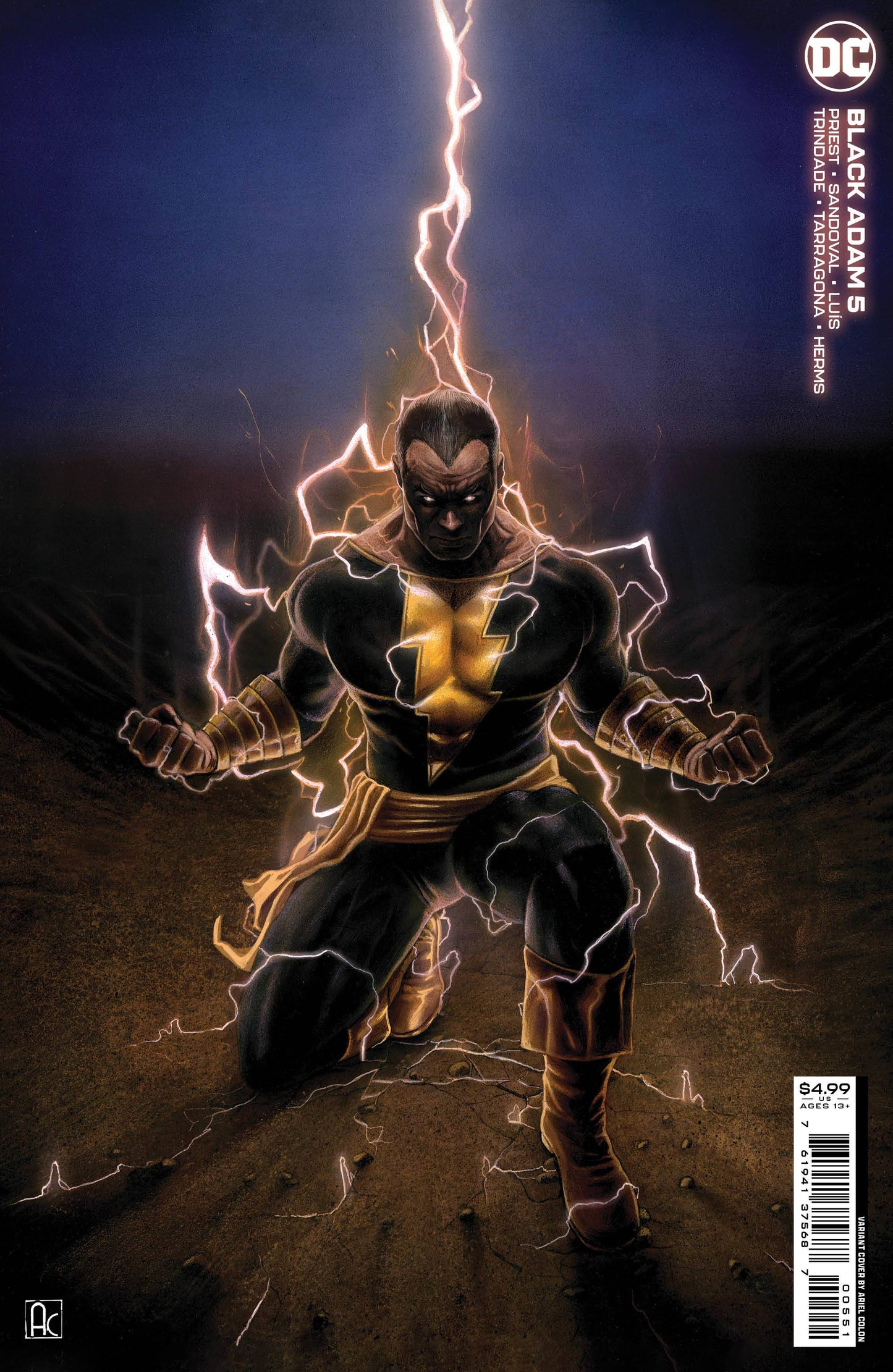 BLACK ADAM #5 CVR C COLON