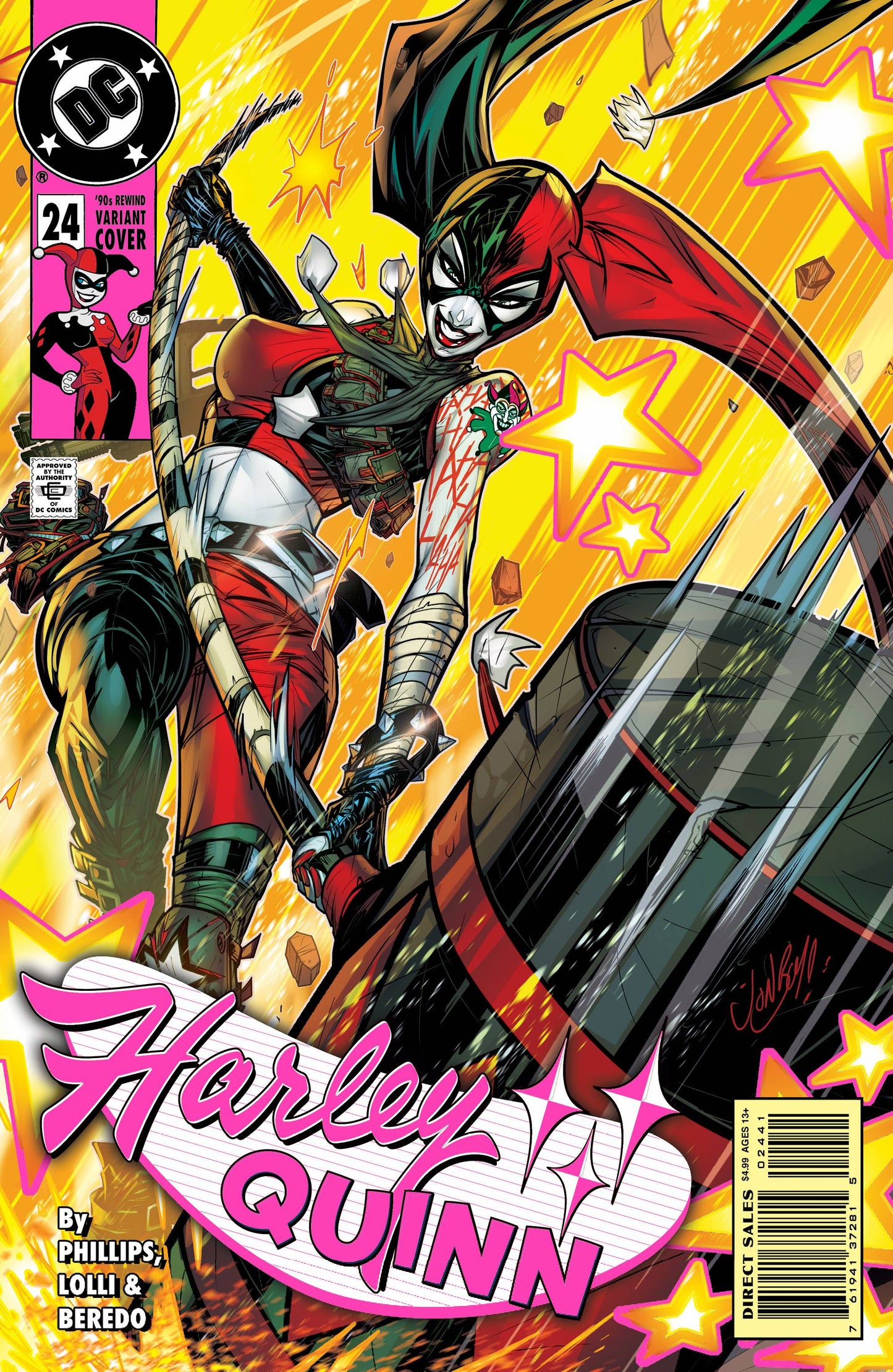 HARLEY QUINN #24 CVR C MEYERS 90S CVR