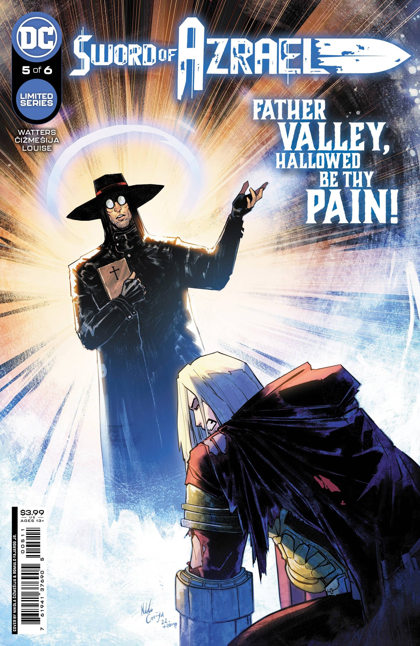 SWORD OF AZRAEL #5 (OF 6) CVR A CIZMESIJA