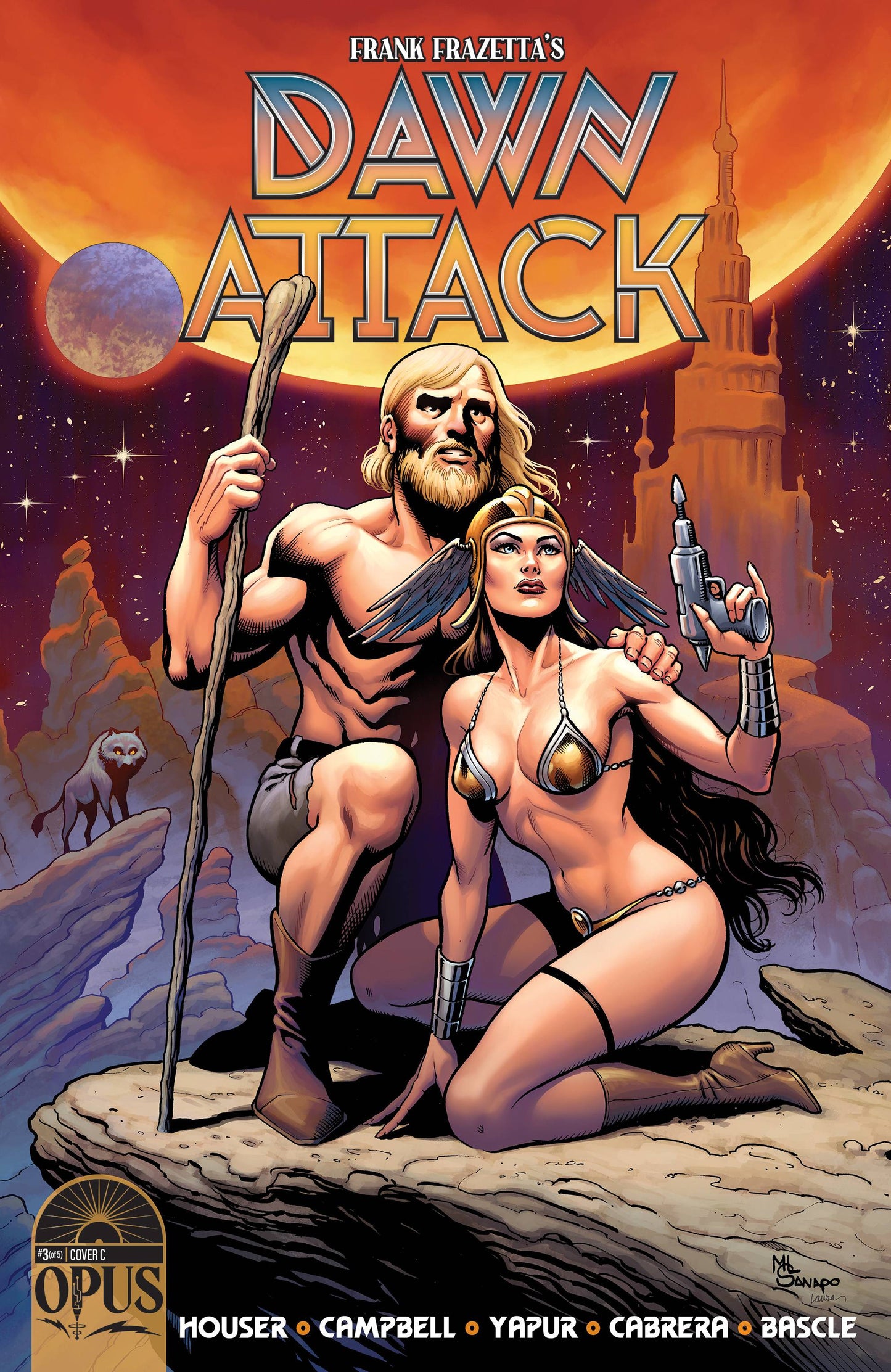 FRANK FRAZETTAS DAWN ATTACK #3 (OF 5) CVR C 5 COPY INCV