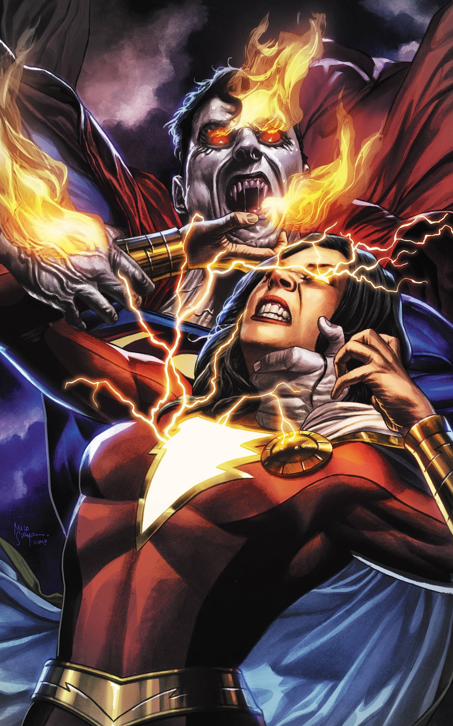 DC VS VAMPIRES ALL-OUT WAR #6 (OF 6) CVR B SUAYAN