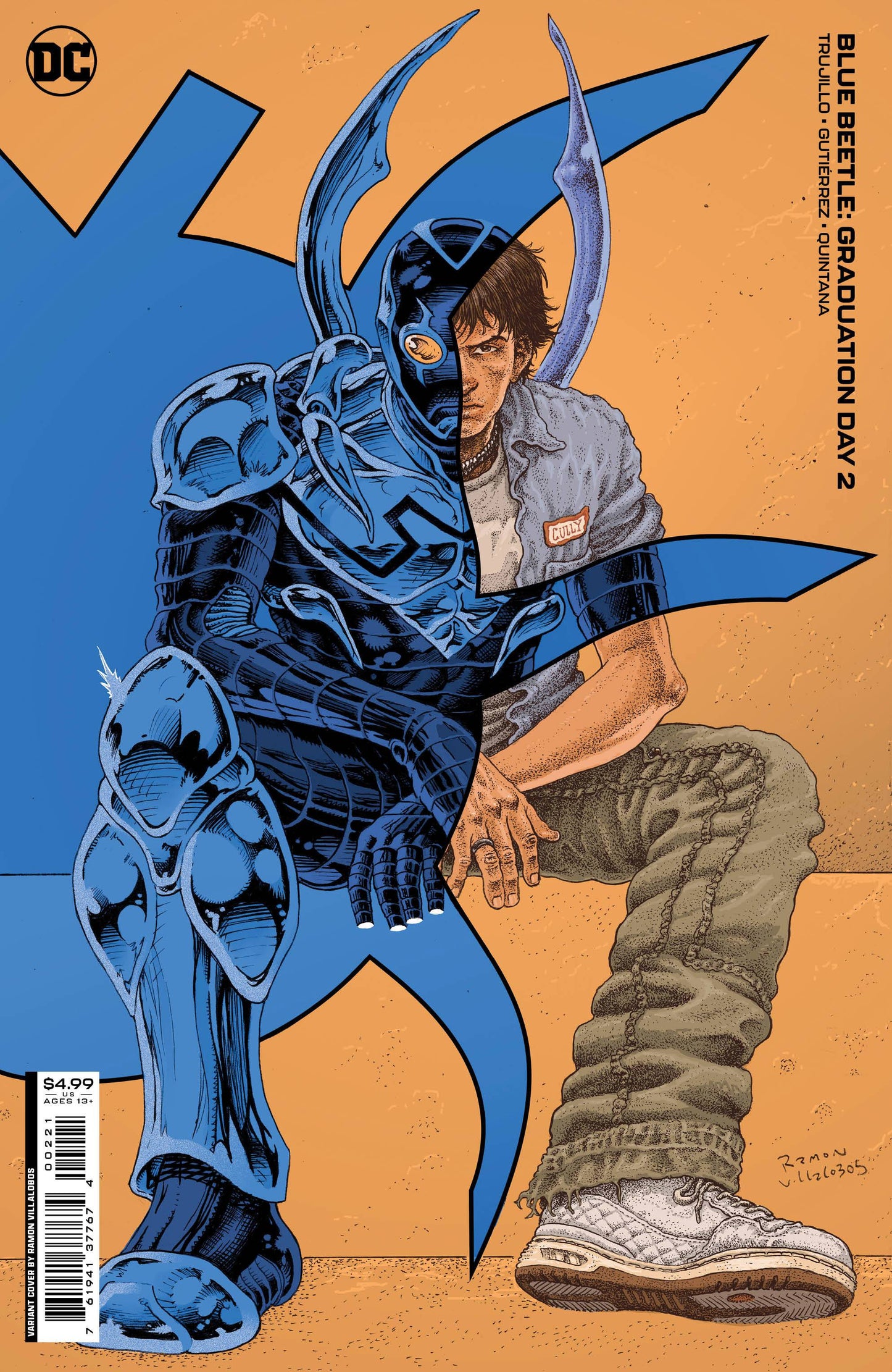 BLUE BEETLE GRADUATION DAY #2 (OF 6) CVR B VILLALOBOS VAR