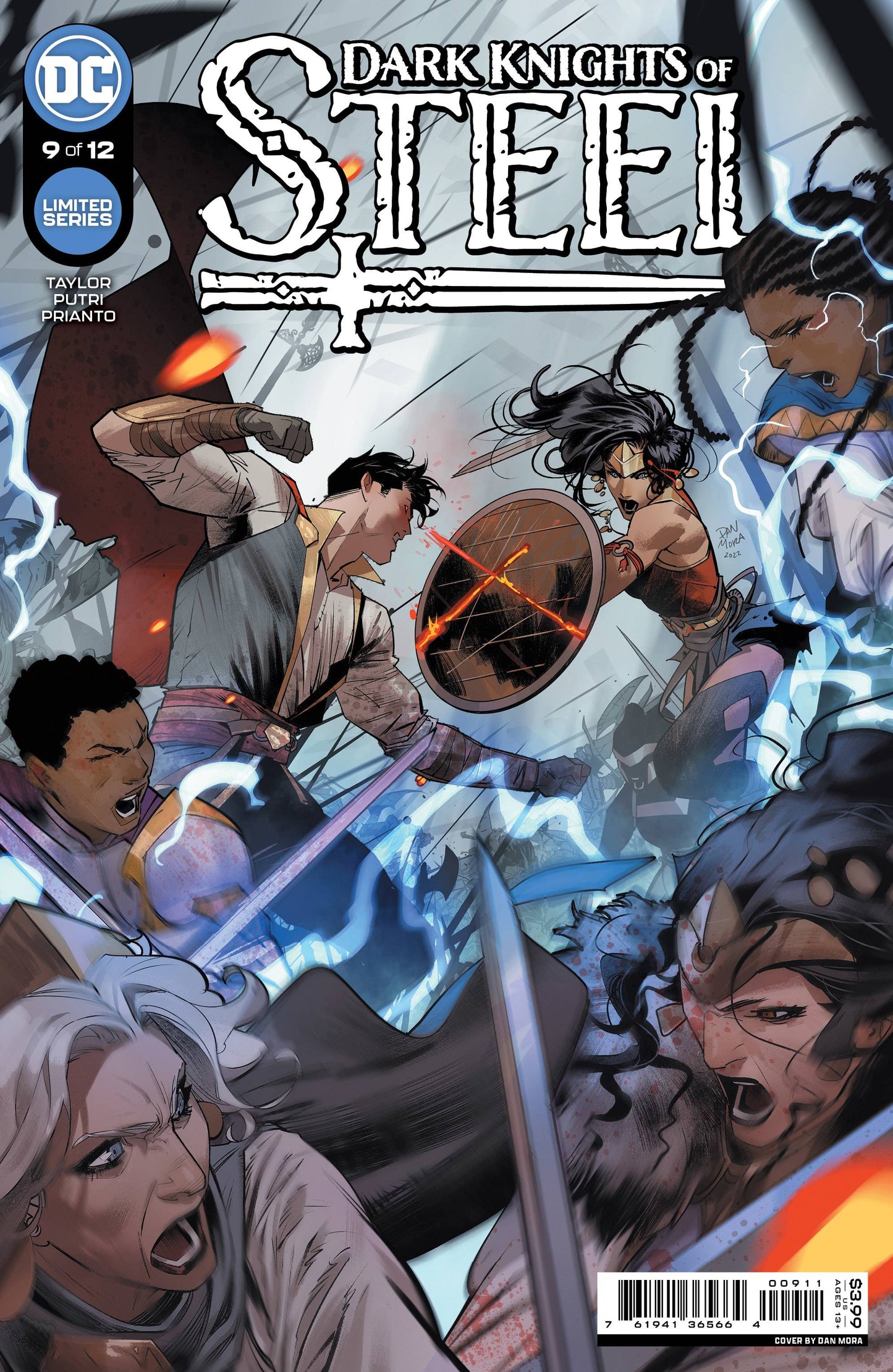 DARK KNIGHTS OF STEEL #9 (OF 12) CVR A DAN MORA