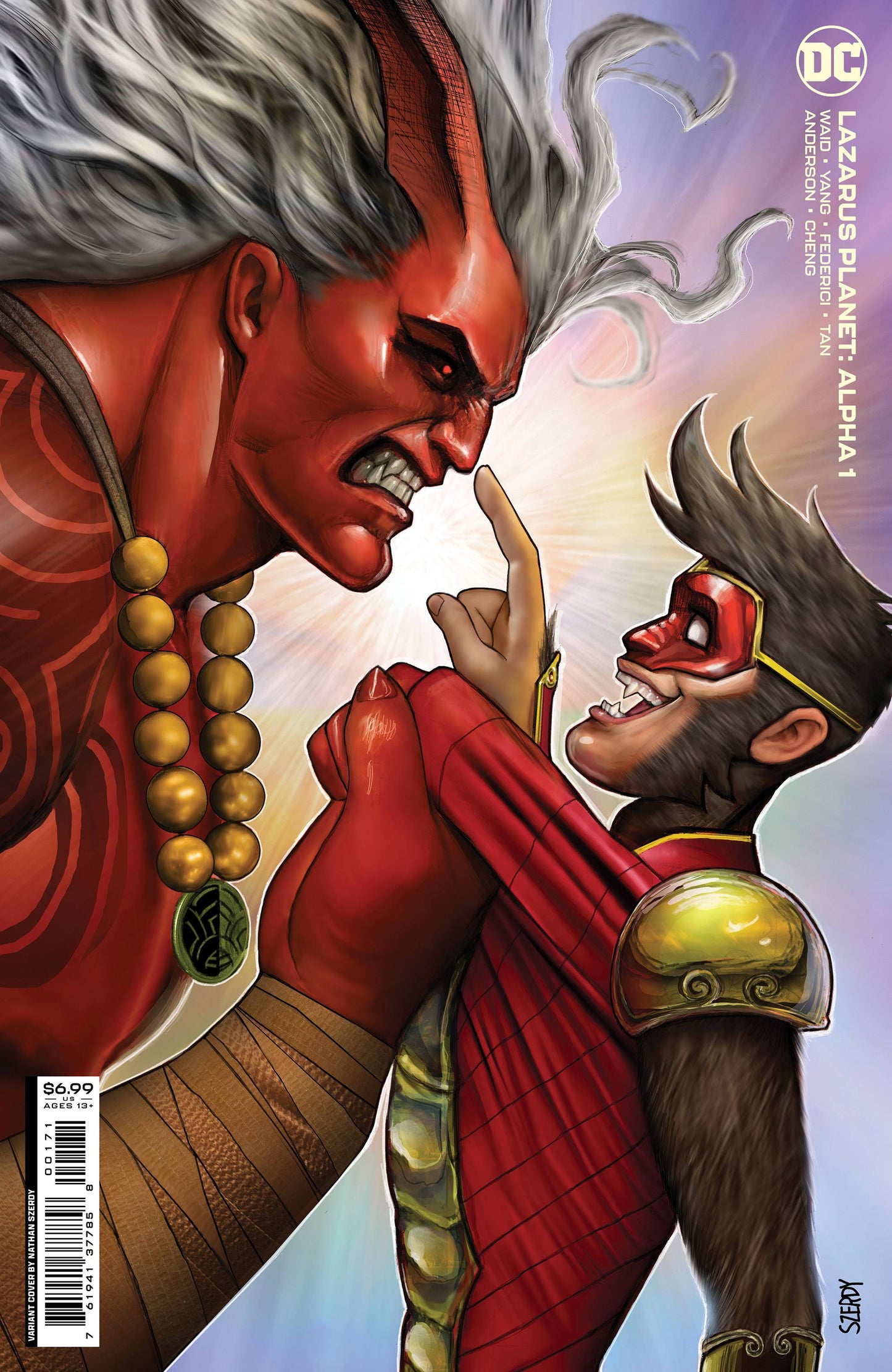 LAZARUS PLANET ALPHA #1 (ONE SHOT) CVR E SZERDY CARD STOCK VAR