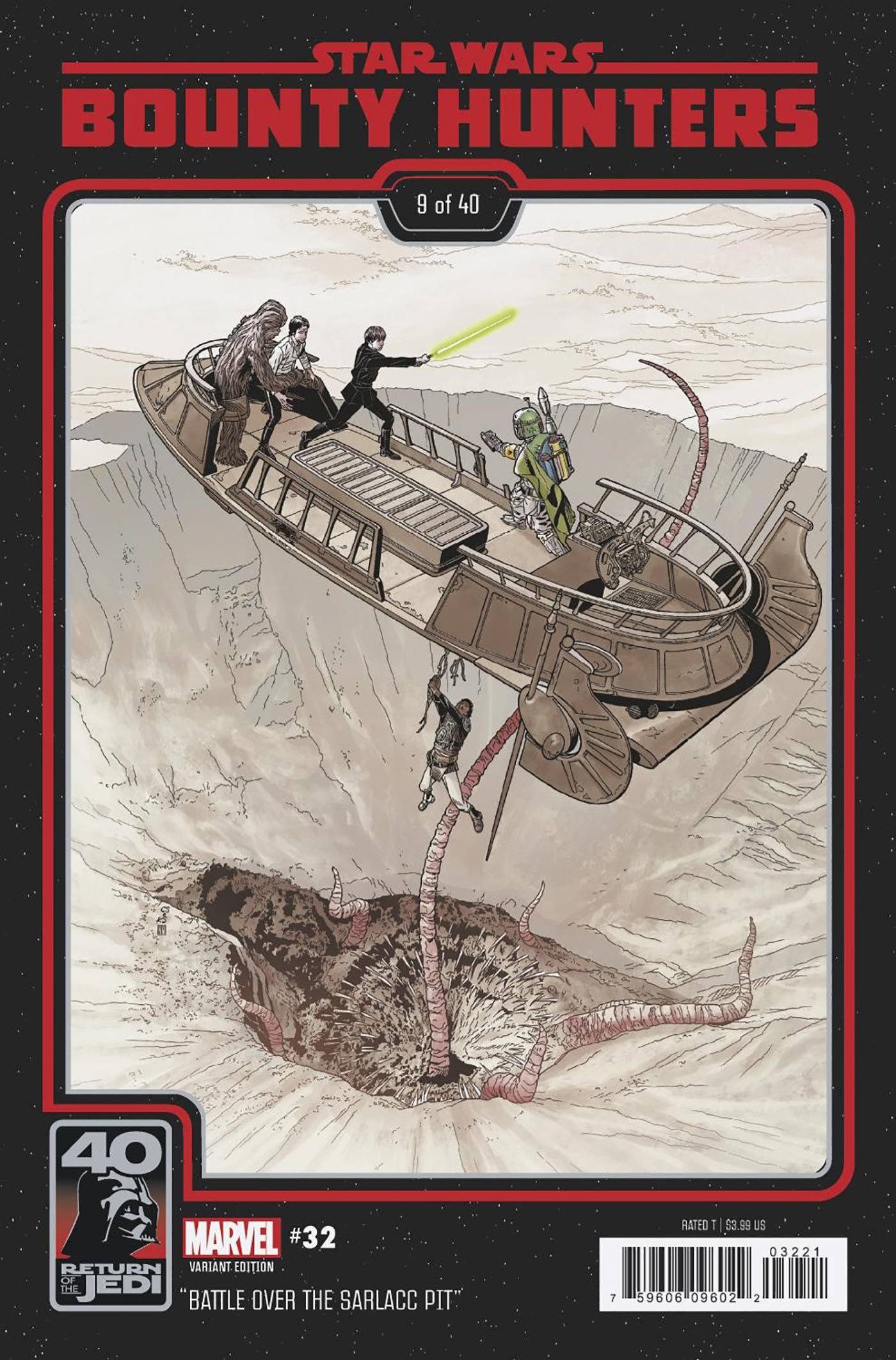 STAR WARS BOUNTY HUNTERS #32 RETURN OF THE JEDI 40TH ANNIVERSARY