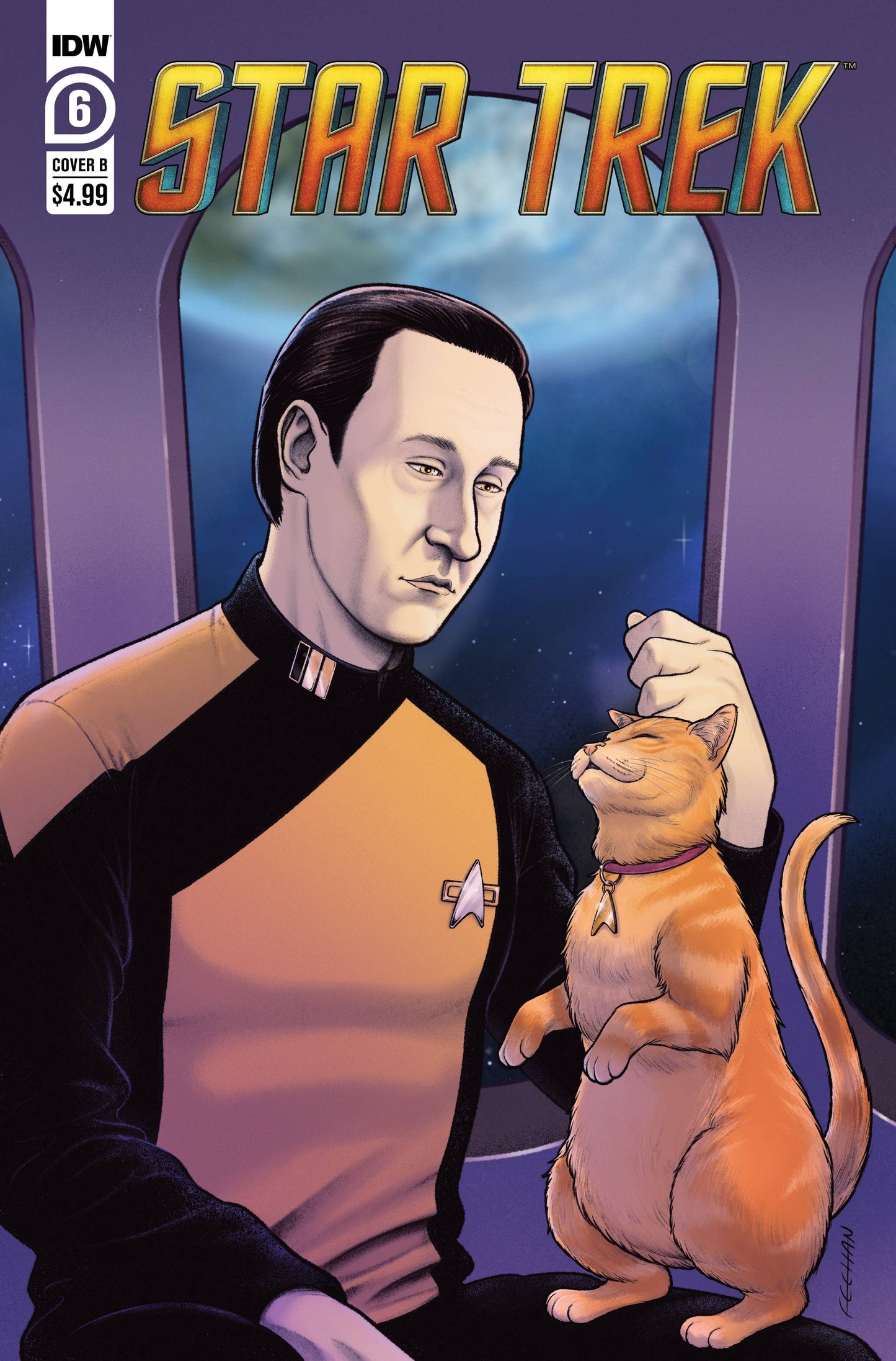 STAR TREK #6 CVR B FEEHAN