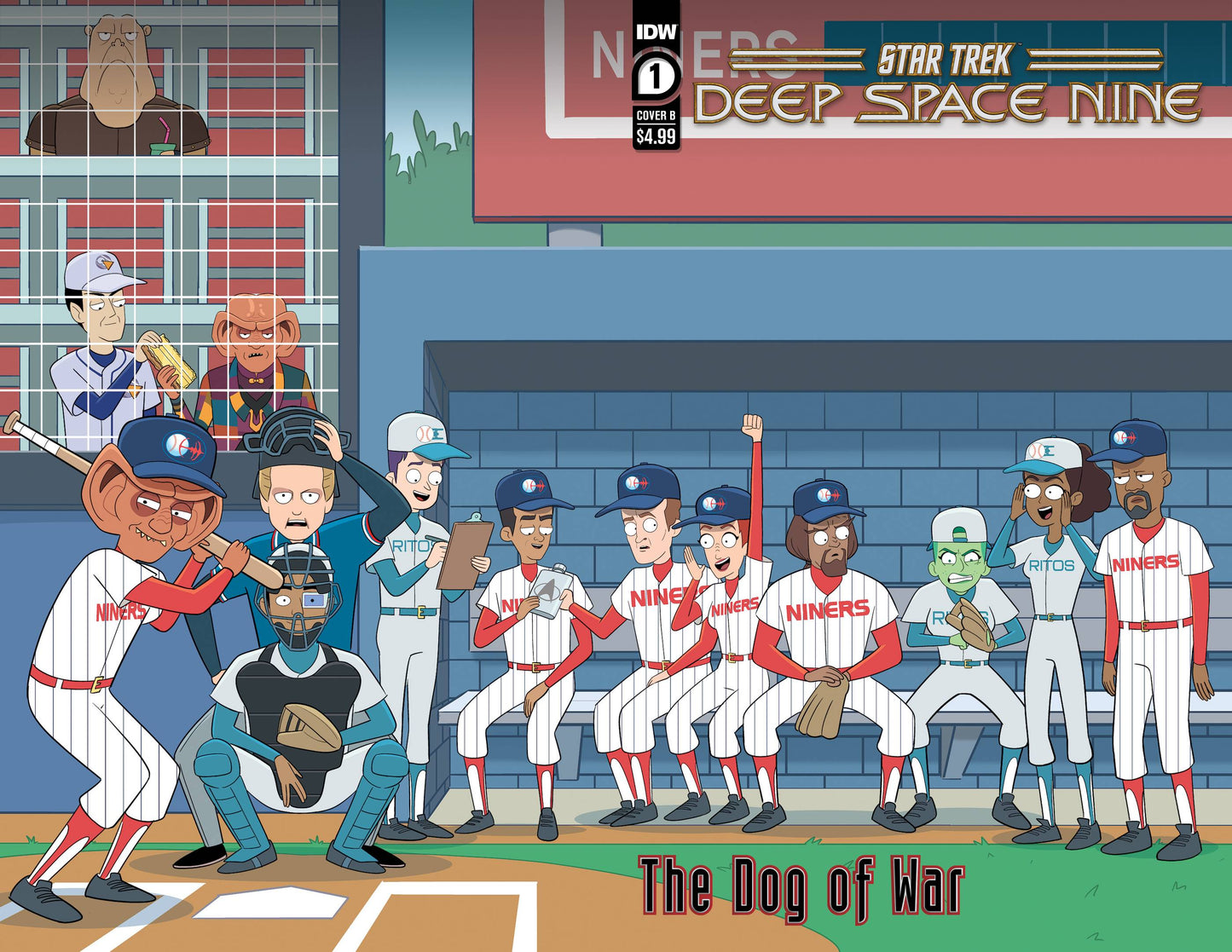 STAR TREK DS9 DOG OF WAR #1 CVR B FENOGLIO