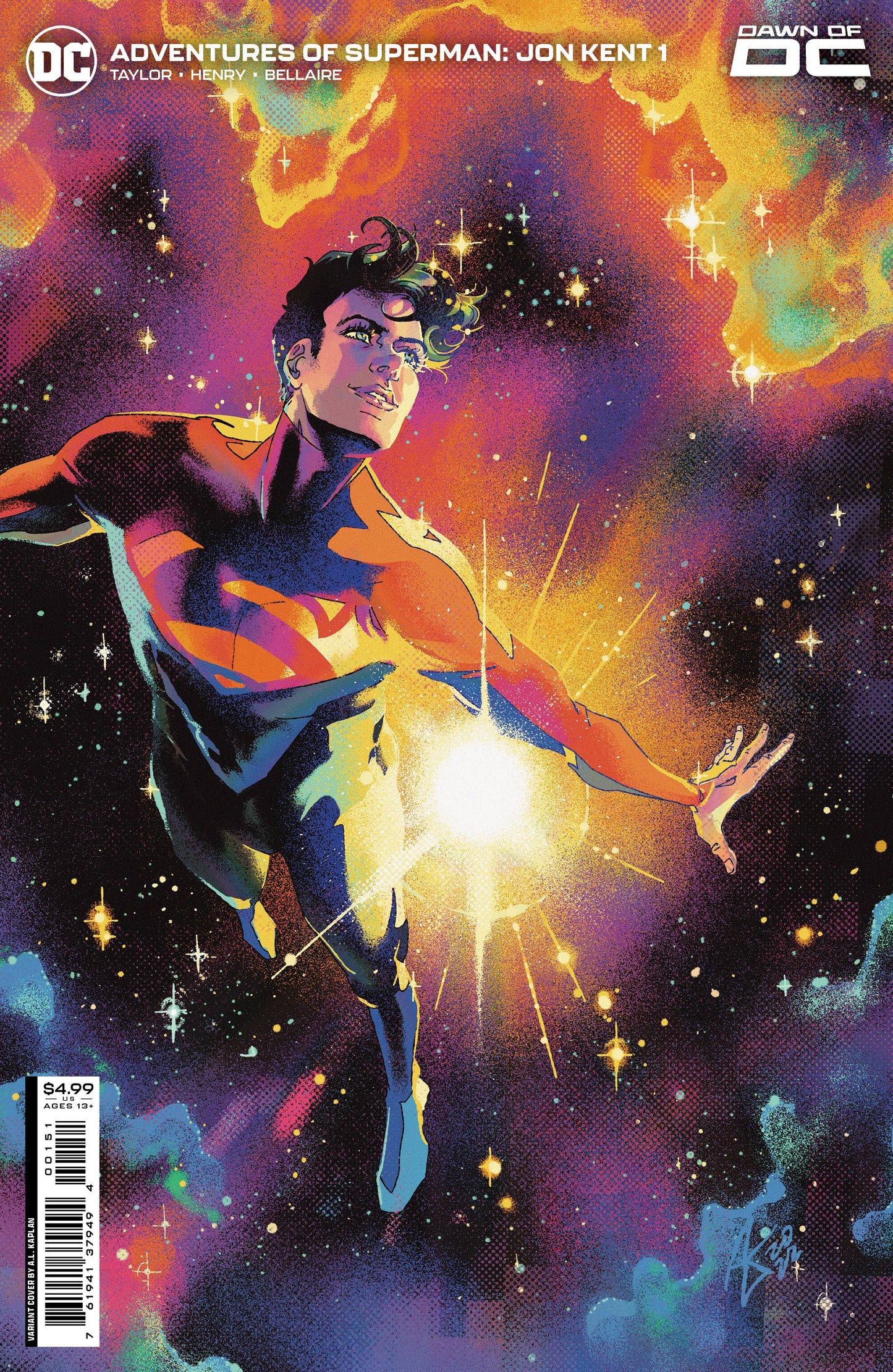 ADVENTURES SUPERMAN JON KENT #1 (OF 6) CVR E KAPLAN