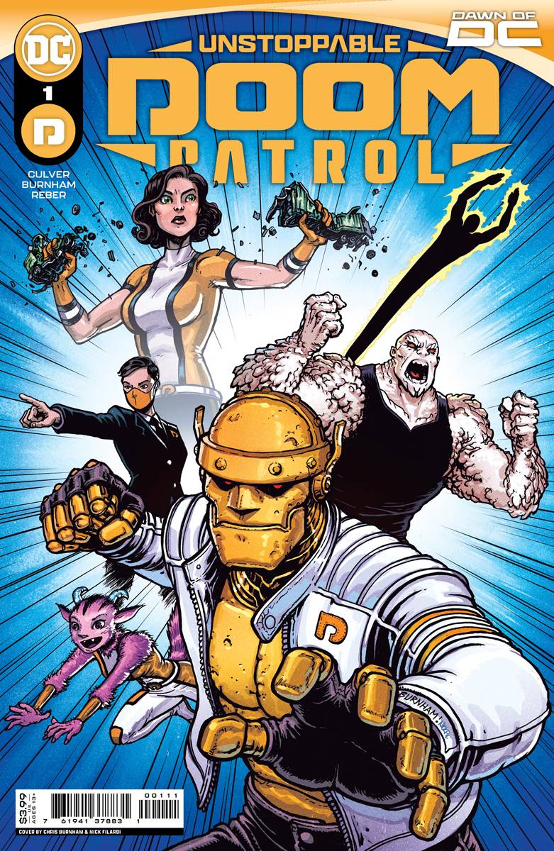 UNSTOPPABLE DOOM PATROL #1 (OF 6) CVR A CHRIS BURN