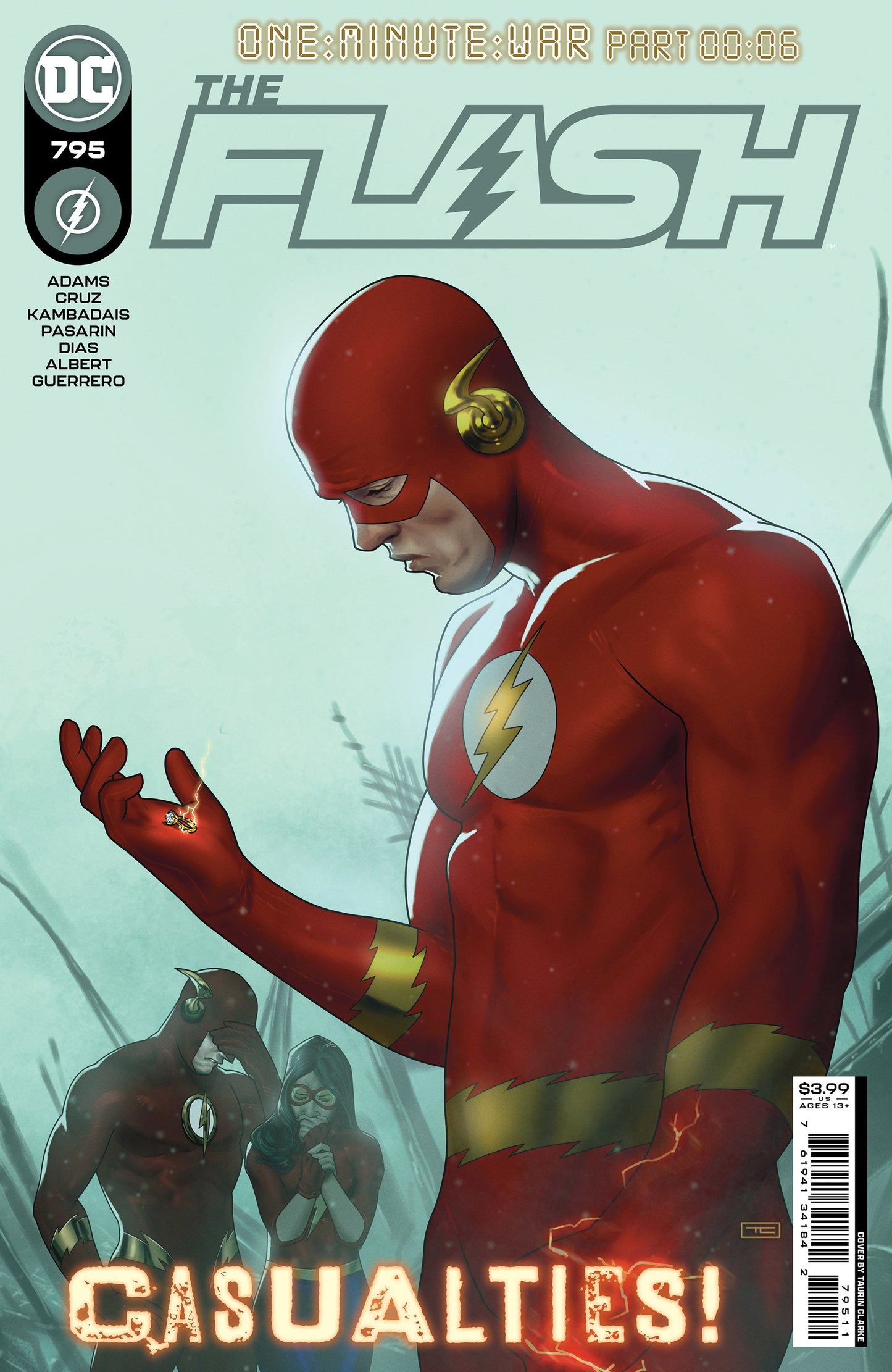 FLASH #795 CVR A TAURIN CLARKE (ONE-MINUTE WAR)