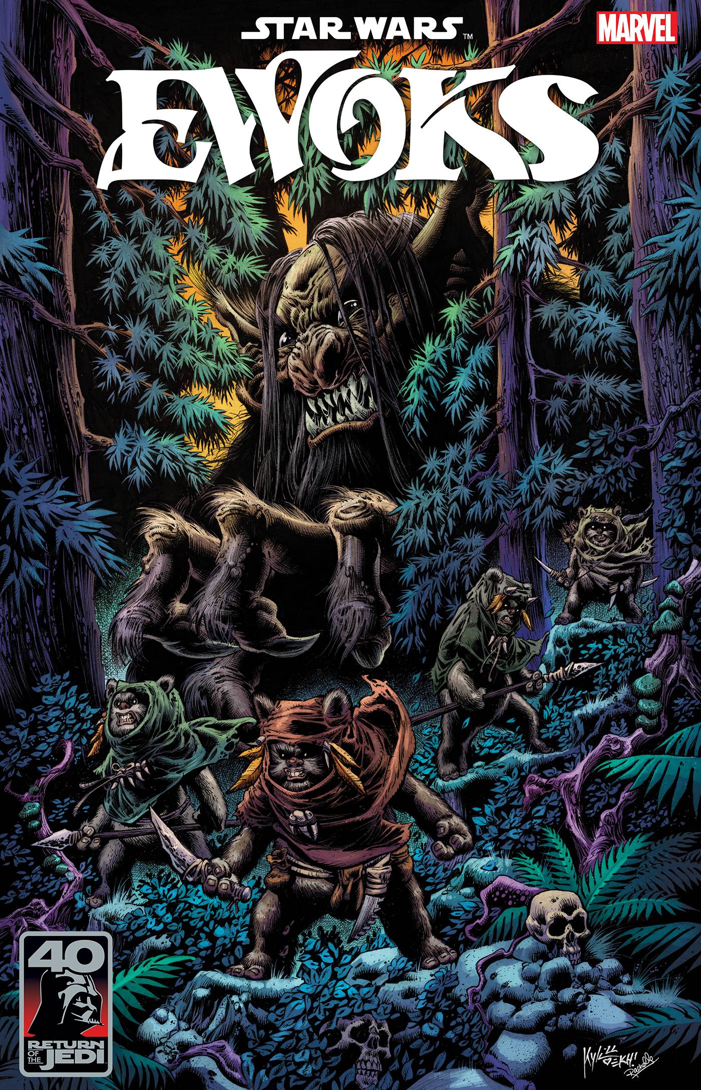 STAR WARS RETURN OF THE JEDI EWOKS #1 25 COPY INCV