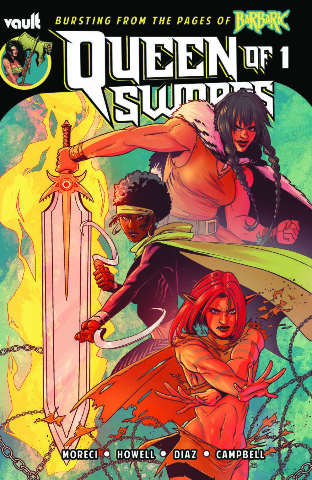 QUEEN OF SWORDS BARBARIC STORY #1 CVR A HOWELL