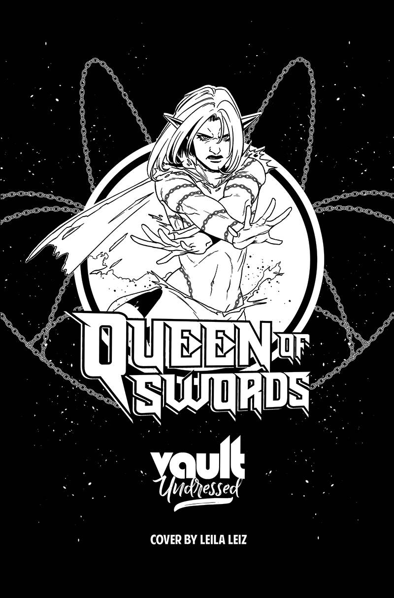 QUEEN OF SWORDS BARBARIC STORY #1 CVR D LEIZ POLYBAG