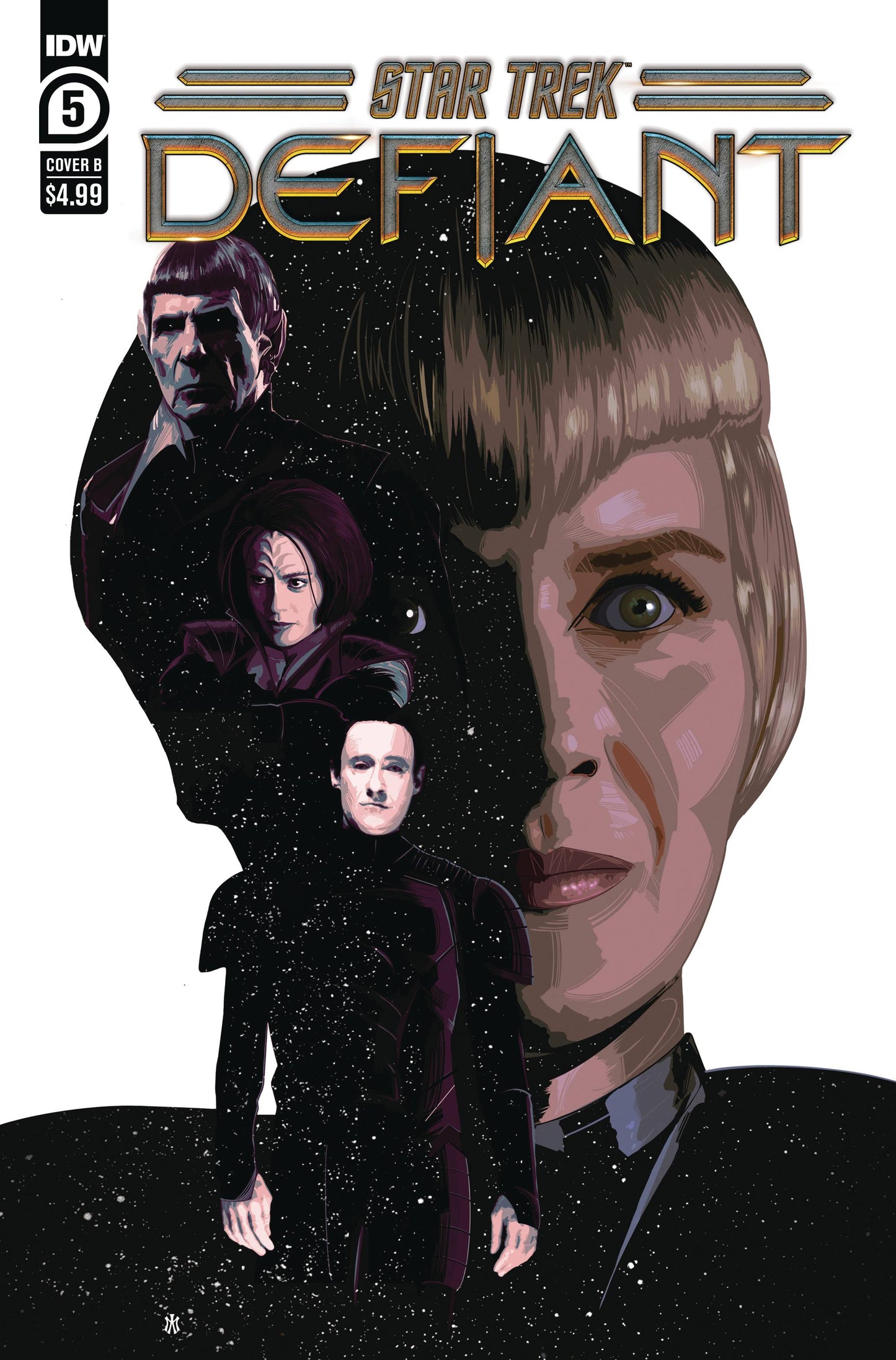 STAR TREK DEFIANT #5 CVR B ALVARADO