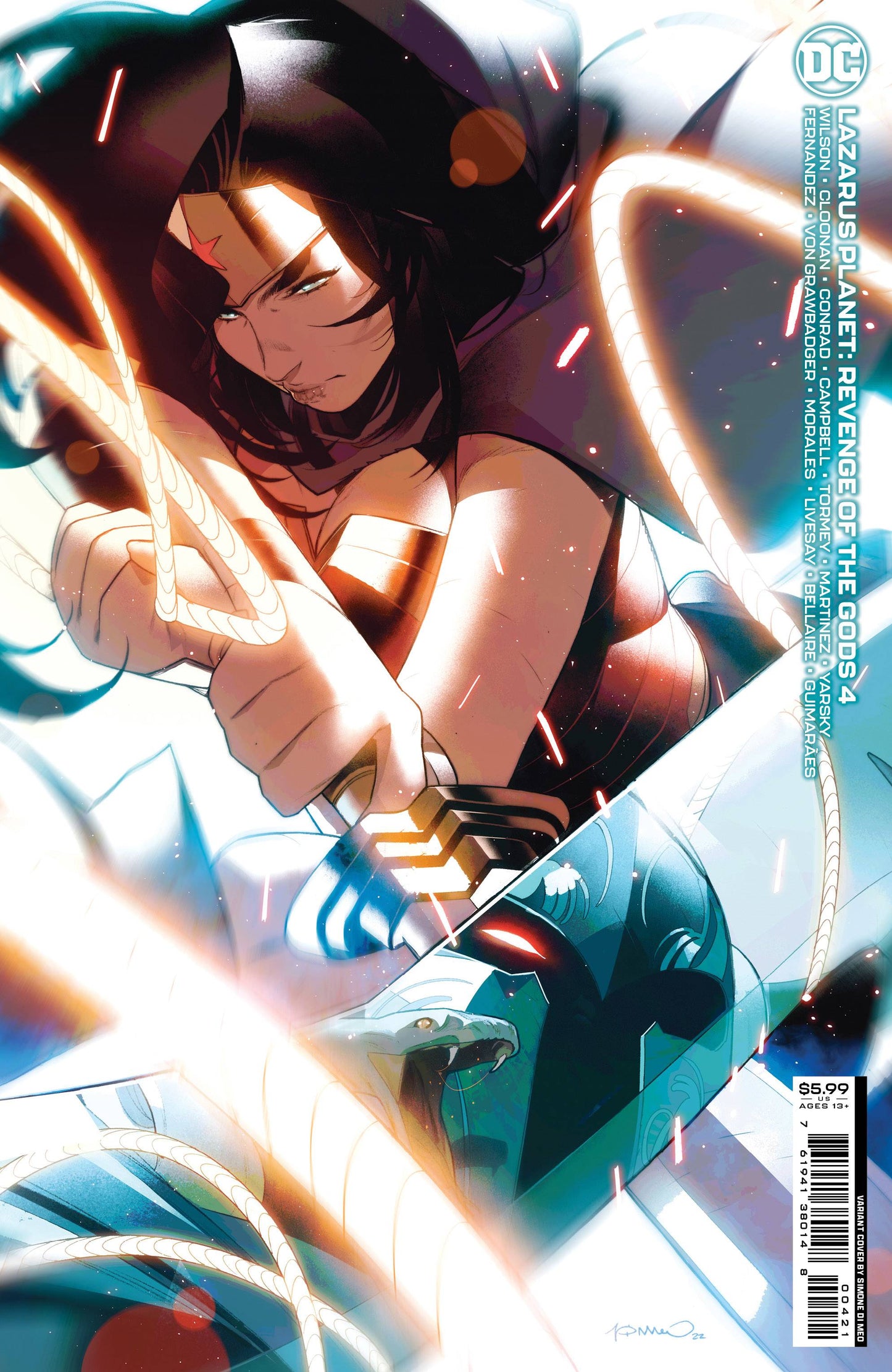 LAZARUS PLANET REVENGE GODS #4 (OF 4) CVR B DI MEO