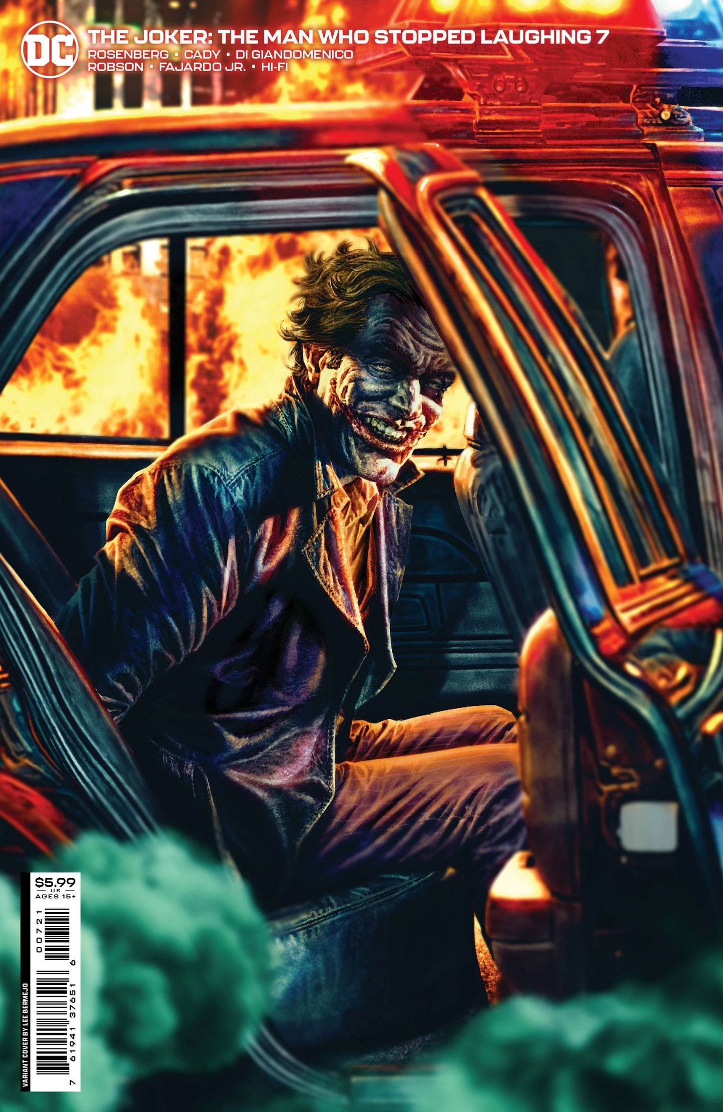 JOKER THE MAN WHO STOPPED LAUGHING #7 CVR B LEE BERMEJO