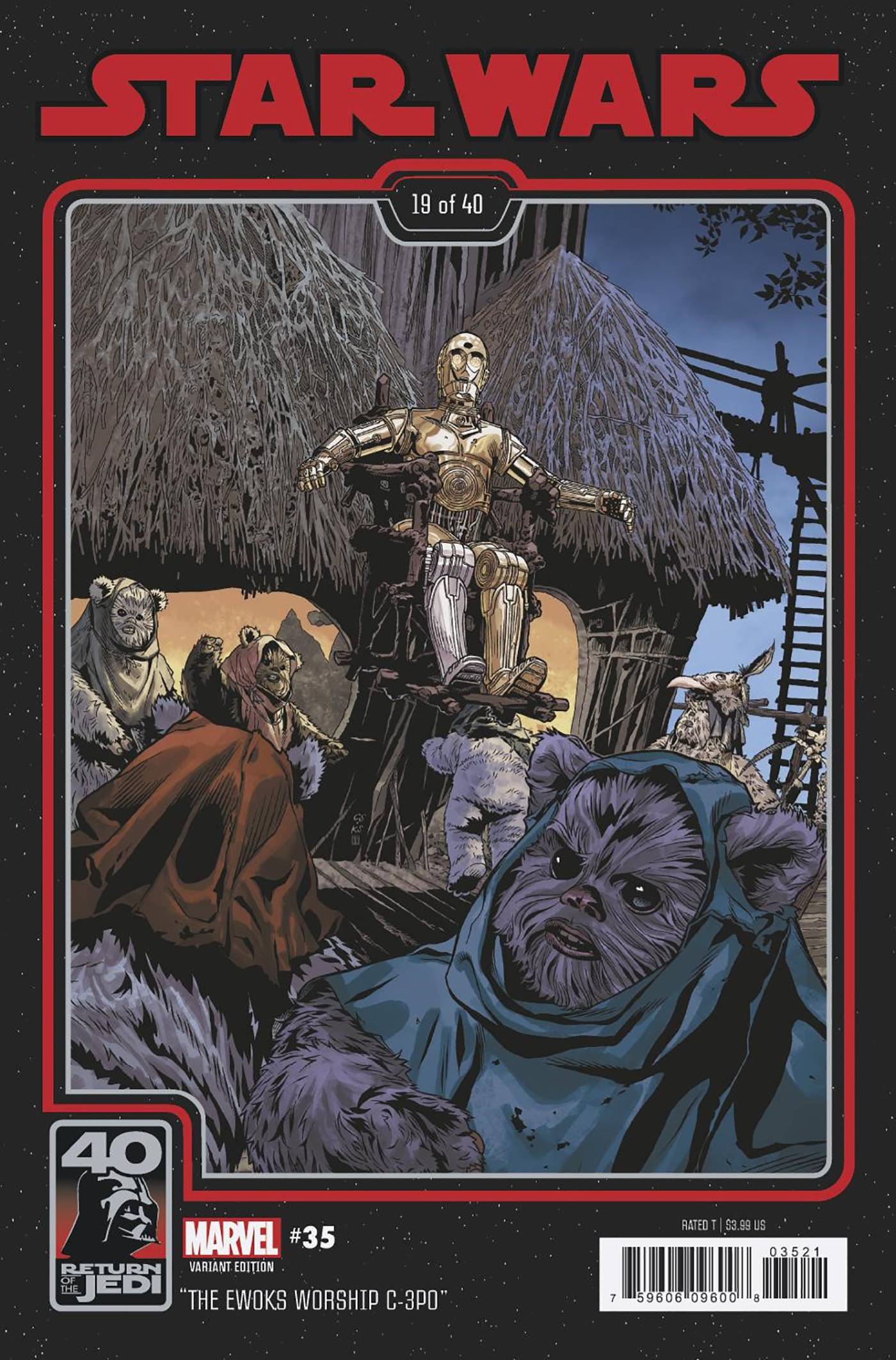 STAR WARS #35 SPROUSE RETURN OF THE JEDI 40TH ANNIVERSARY VAR