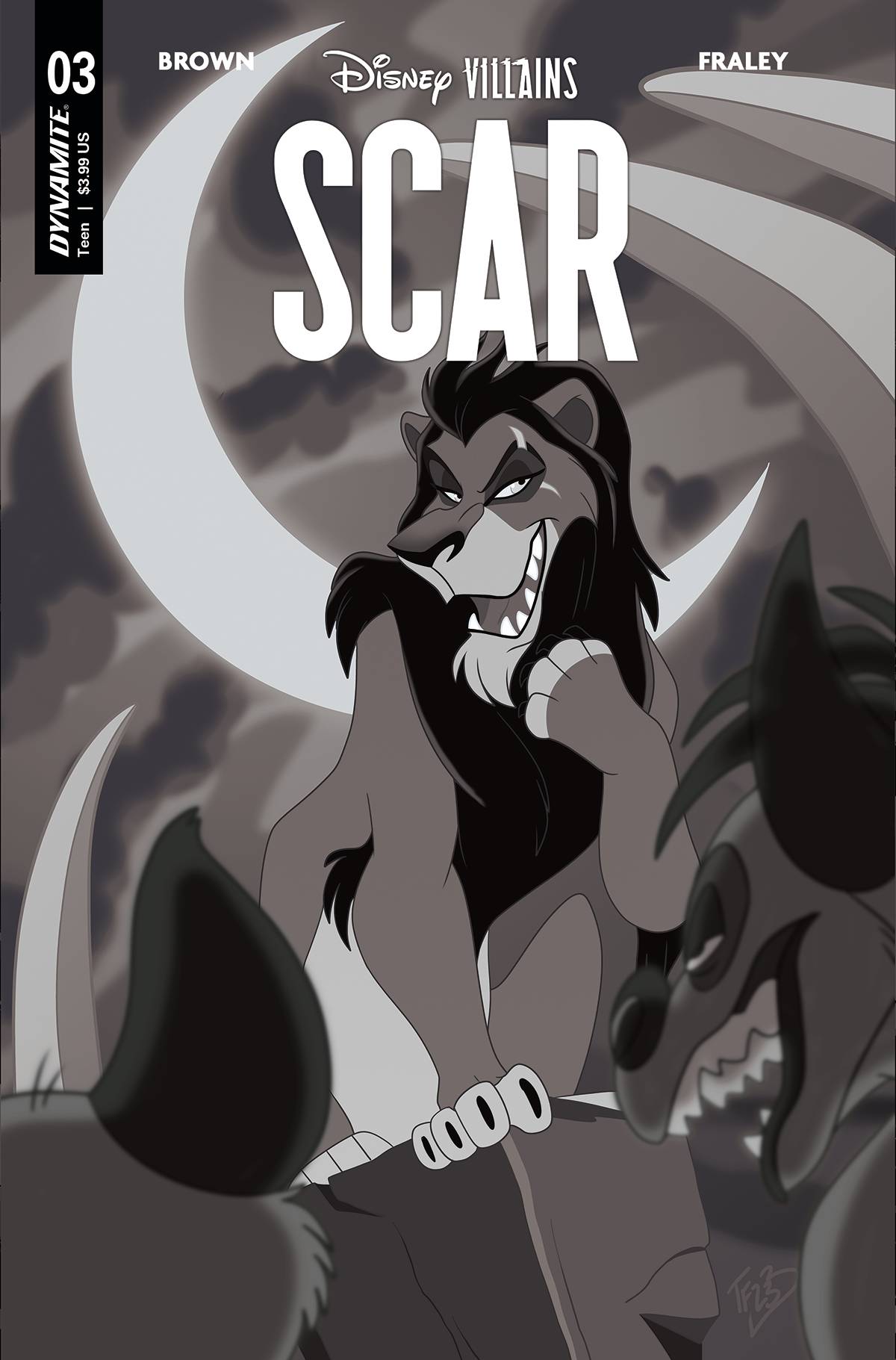 DISNEY VILLAINS SCAR #3 CVR G 10 COPY INCV FORSTNER